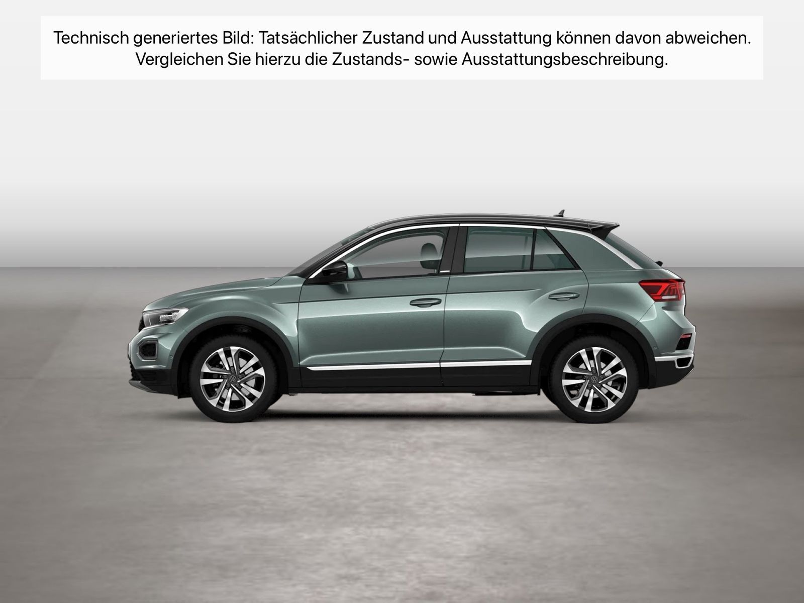 Fahrzeugabbildung Volkswagen T-Roc 2.0 TDI IQ.Drive CarPlay Standhzg ACC LED - mit KI generiert/bearbeitet
