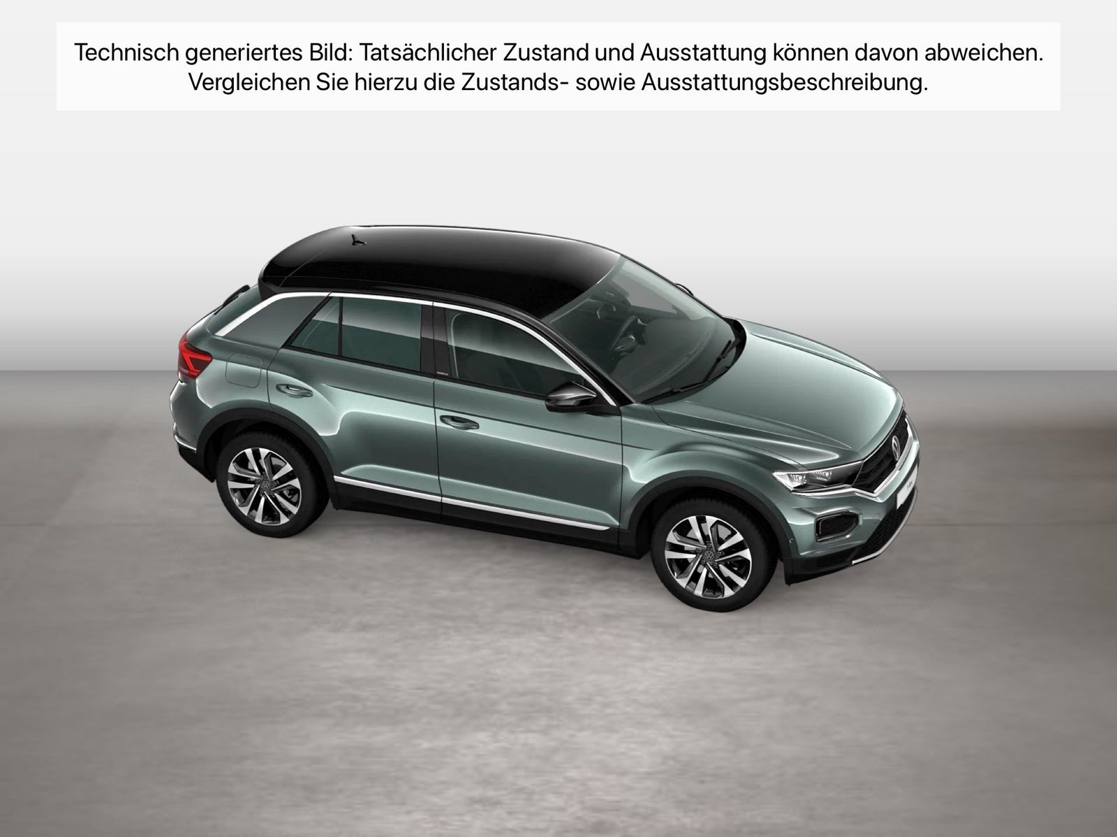 Fahrzeugabbildung Volkswagen T-Roc 2.0 TDI IQ.Drive CarPlay Standhzg ACC LED - mit KI generiert/bearbeitet