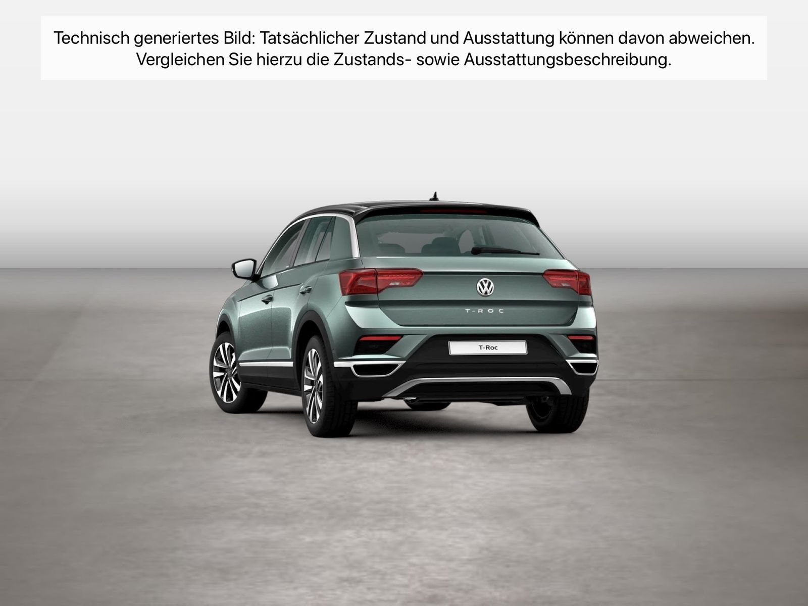 Fahrzeugabbildung Volkswagen T-Roc 2.0 TDI IQ.Drive CarPlay Standhzg ACC LED - mit KI generiert/bearbeitet