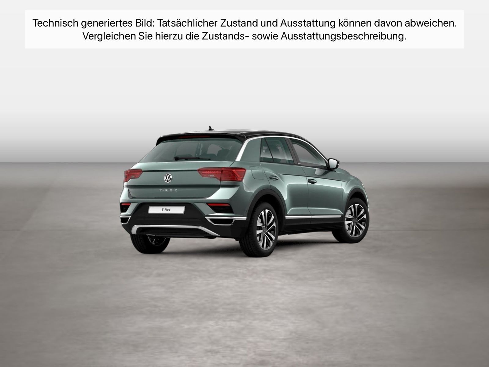 Fahrzeugabbildung Volkswagen T-Roc 2.0 TDI IQ.Drive CarPlay Standhzg ACC LED - mit KI generiert/bearbeitet