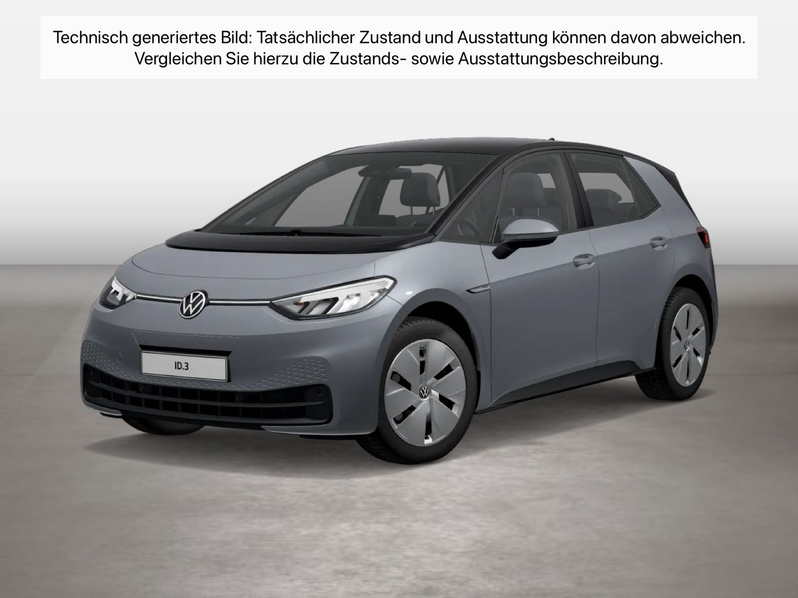 Fahrzeugabbildung Volkswagen ID.3 Pro Performance CarPlay ACC LED Navi KlimaA - mit KI generiert/bearbeitet