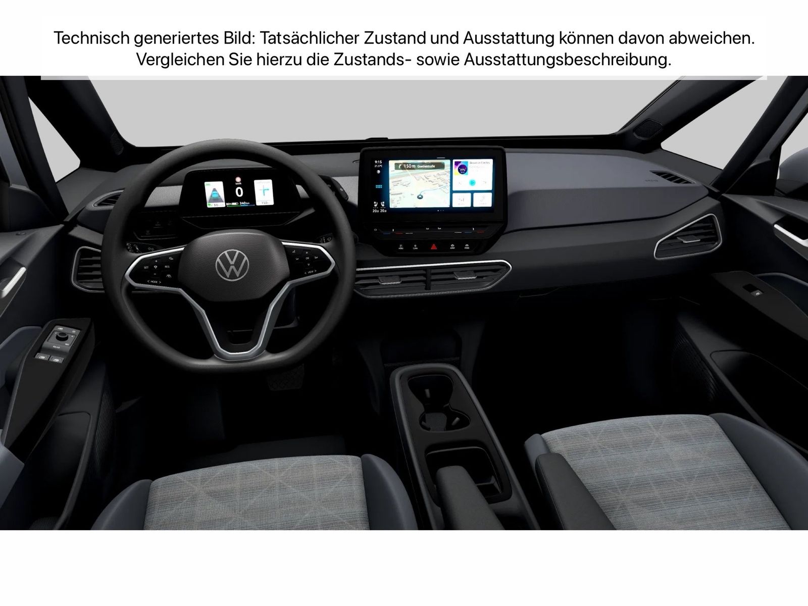 Fahrzeugabbildung Volkswagen ID.3 Pro Performance CarPlay ACC LED Navi KlimaA - mit KI generiert/bearbeitet