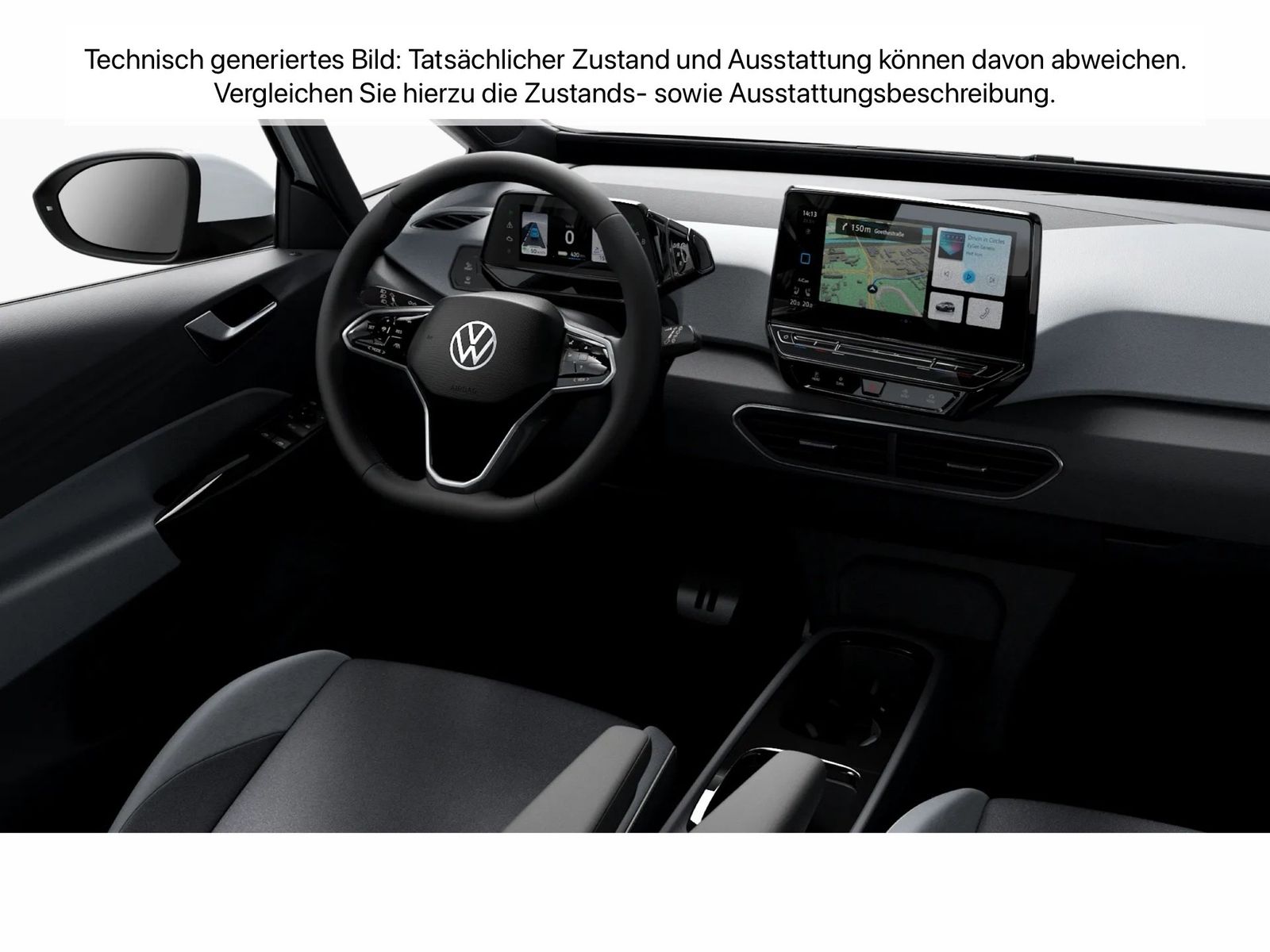 Fahrzeug autohaus mense Fahrzeugabbildung Volkswagen ID.3 Pro Performance Business Matrix CarPlay ACC - mit KI generiert/bearbeitet