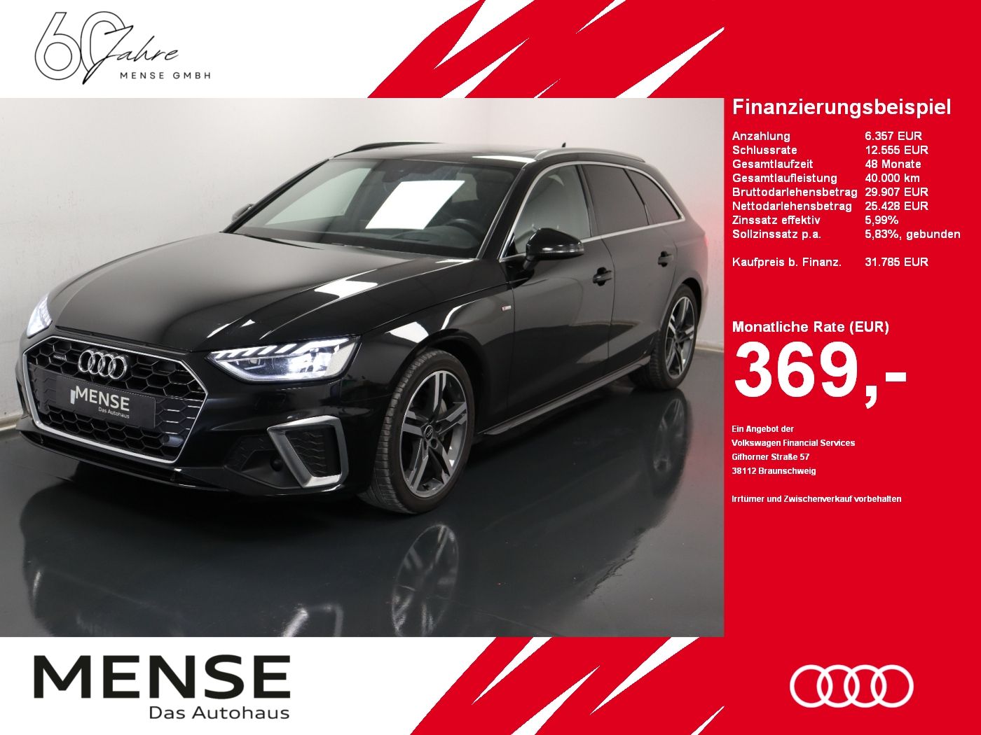 Audi A4 Avant 40 TDI quattro S tronic S line |Matrix