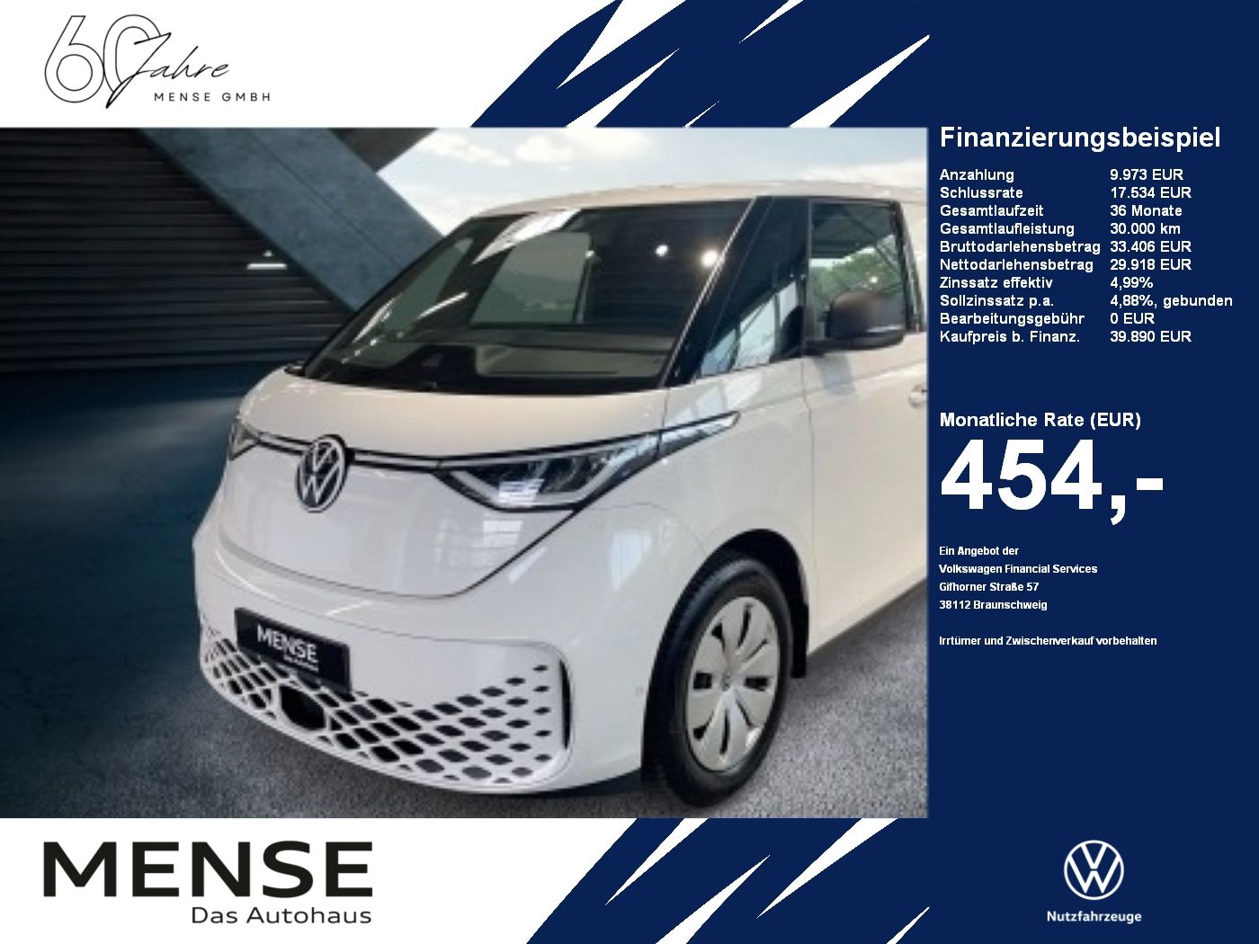 Volkswagen ID.Buzz Cargo 150 kW DE - Ka4 |AHK|CarPlay|SHZG