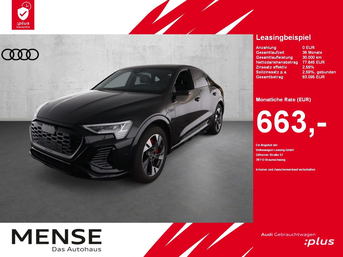 Audi Q8 e-tron Sportback 55 quattro S line |Matrix