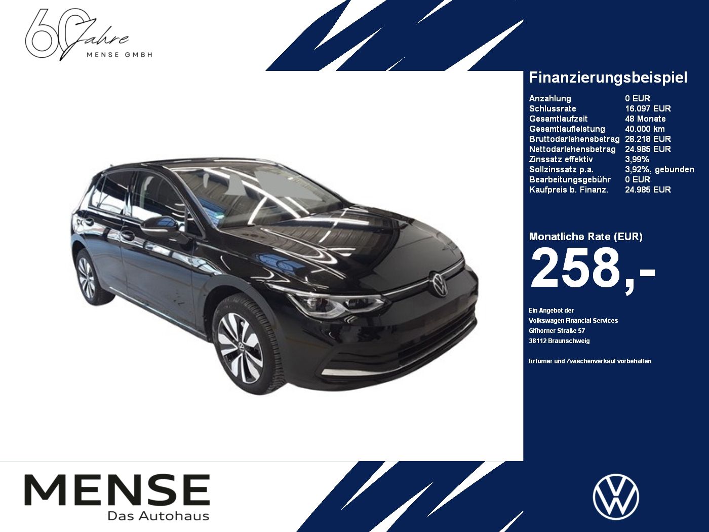 Volkswagen Golf VIII 2.0 TDI Move |Matrix|CarPlay|ACC|SHZG
