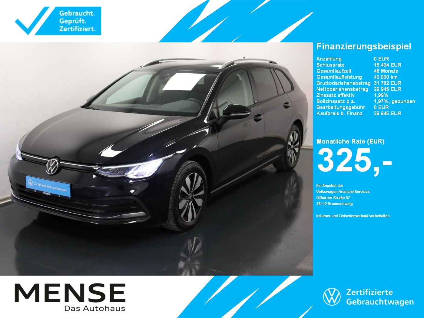 Volkswagen Golf VIII Variant 1.5 eTSI DSG |AHK|FLA|LED|ACC
