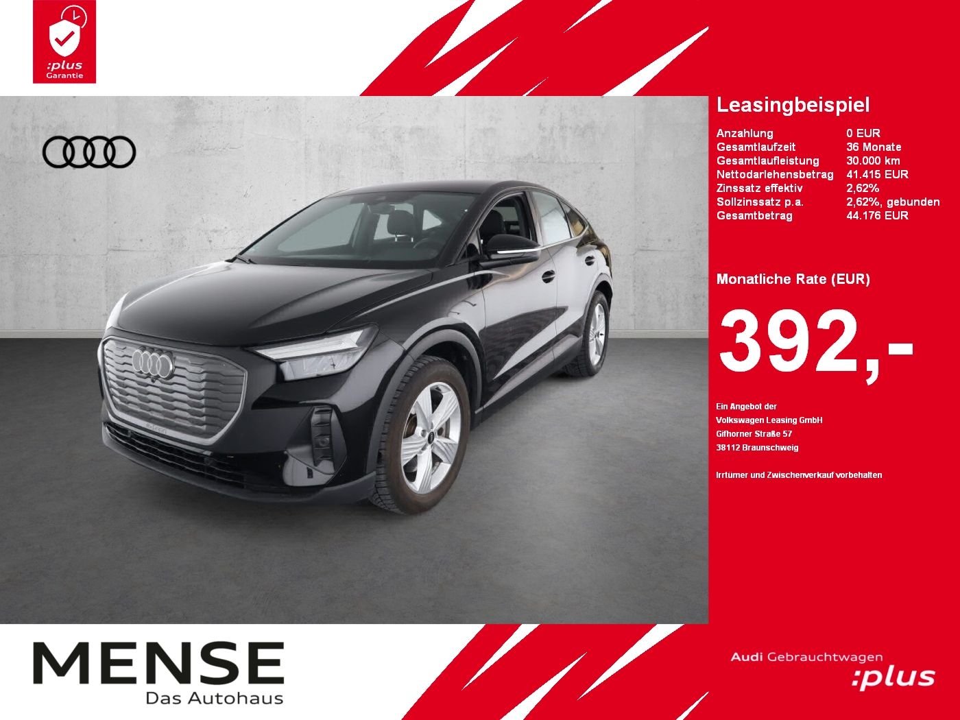 Audi Q4 Sportback e-tron 45 e-tron |STH|CarPlay|SpurH