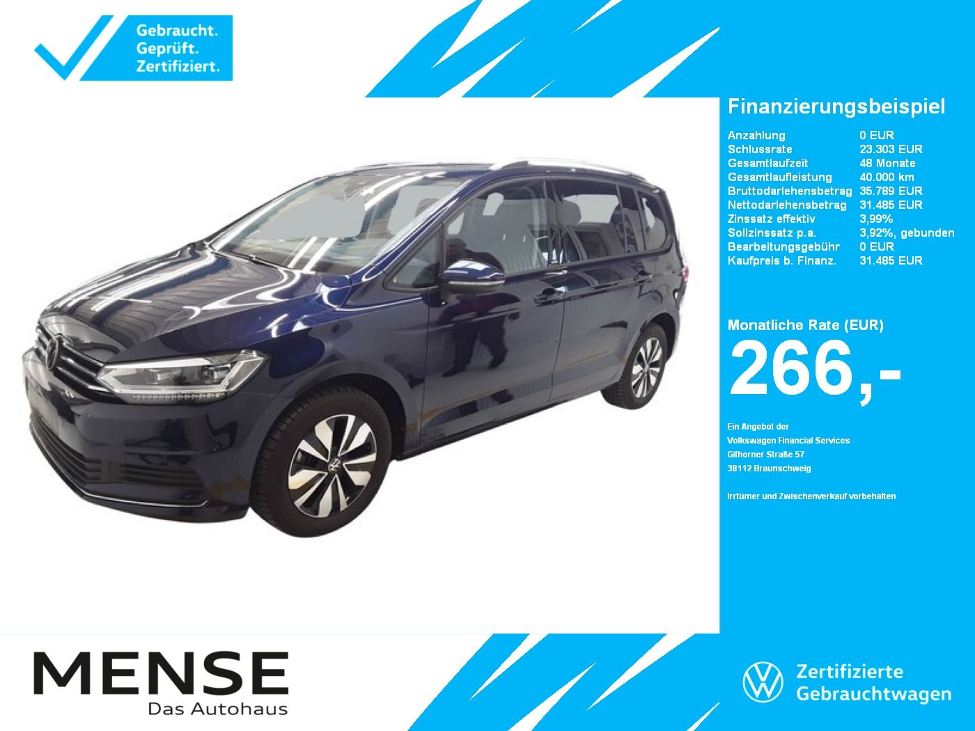 Volkswagen Touran 1.5 TSI Comfortline |IQ.Light|SoftClose