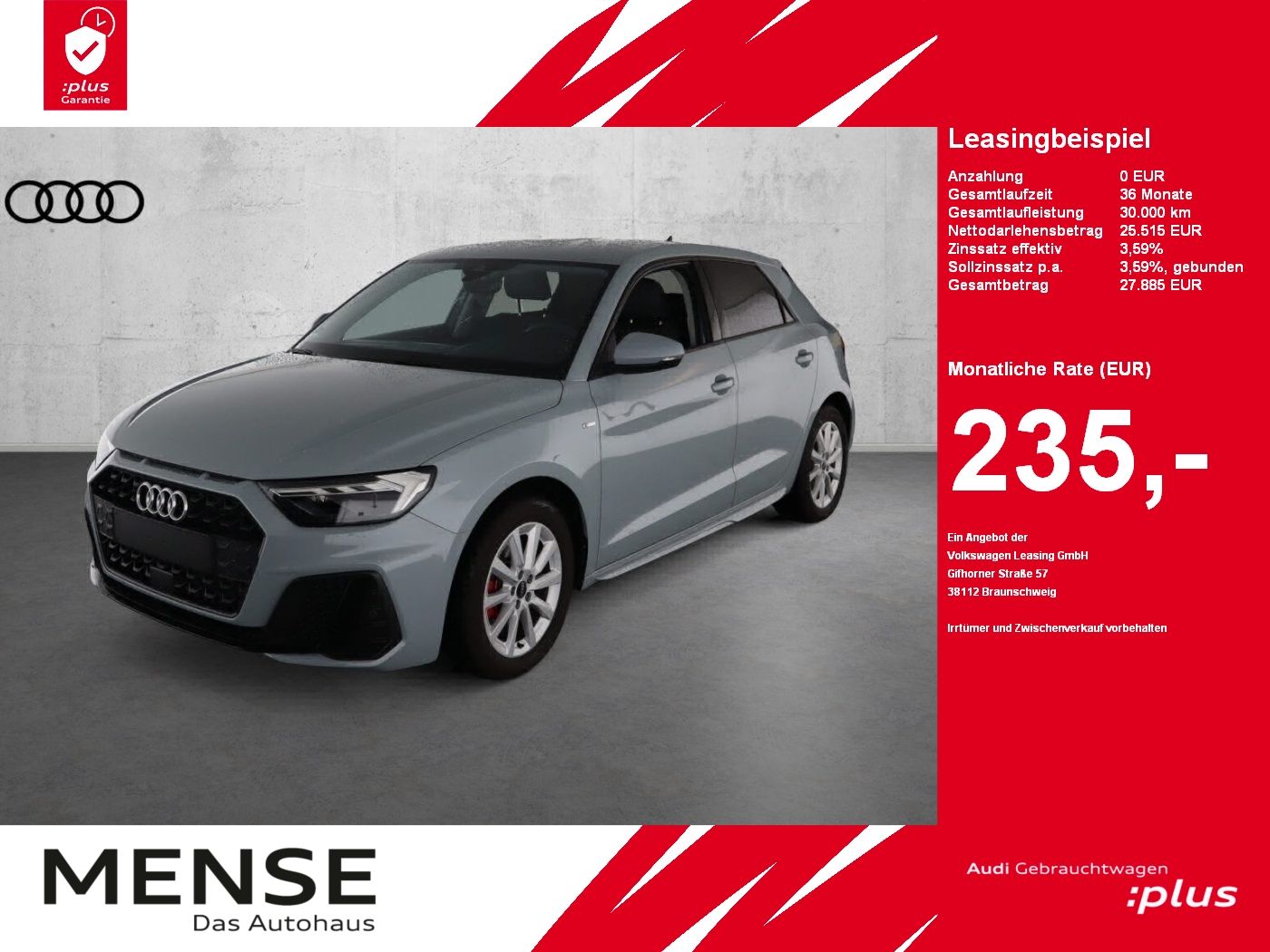 Audi A1 Sportback 30 TFSI S tronic S line |ACC|FLA|LM