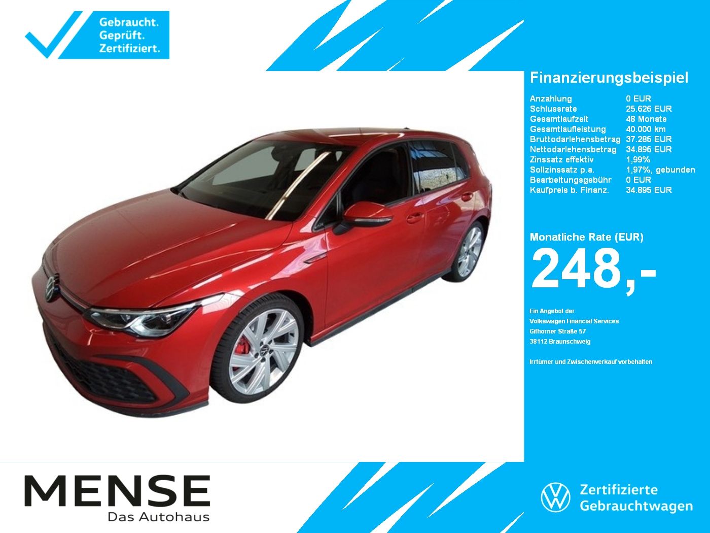 Volkswagen Golf VIII GTI DSG |FLA|CarPlay|SpurH|LED|LM|PDC