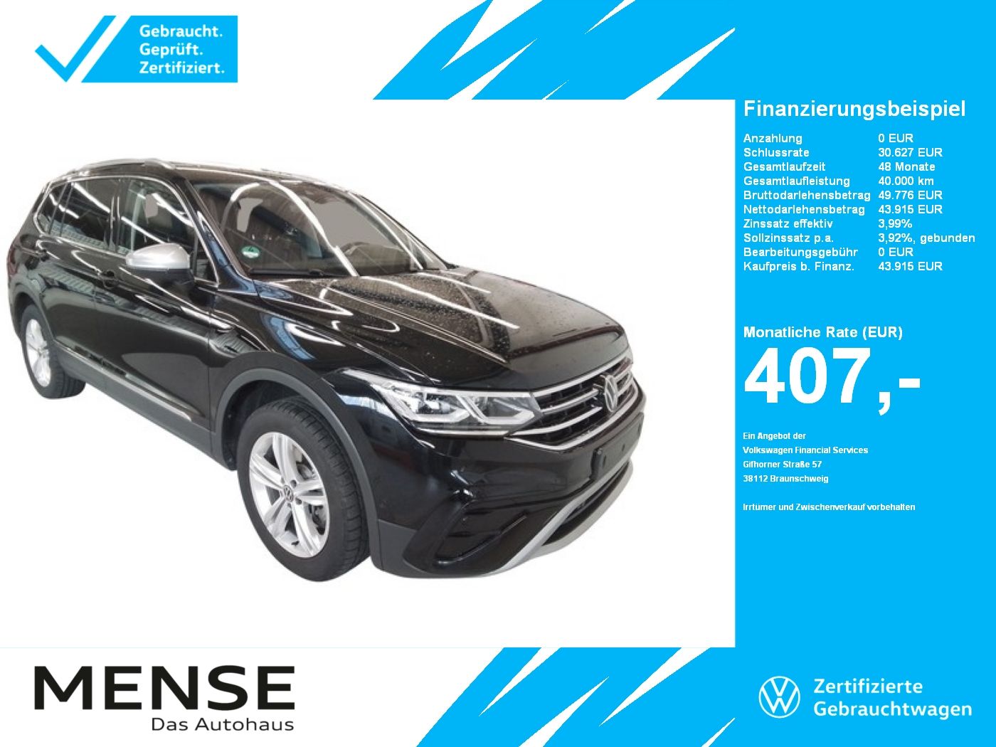 Volkswagen Tiguan Allspace 2.0 TDI 4Motion DSG Elegance |LM