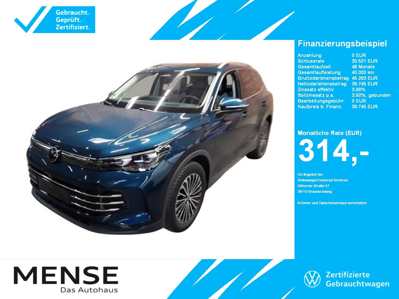 Volkswagen Tiguan 2.0 TDI DSG Elegance |AHK|Matrix|4xSHZG
