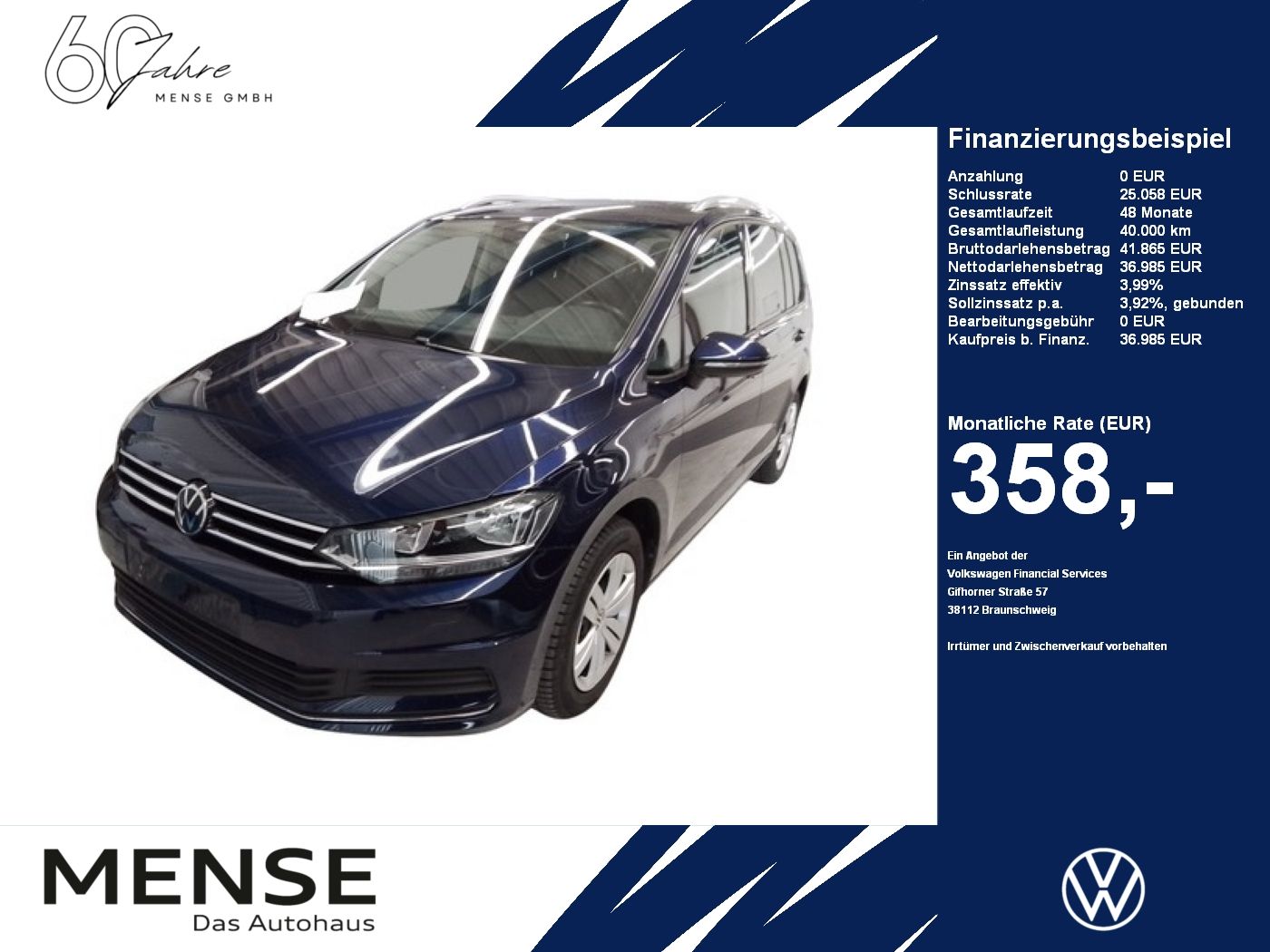 Volkswagen Touran 2.0 TDI DSG Move |AHK|4xSHZ|SoftClose|FLA