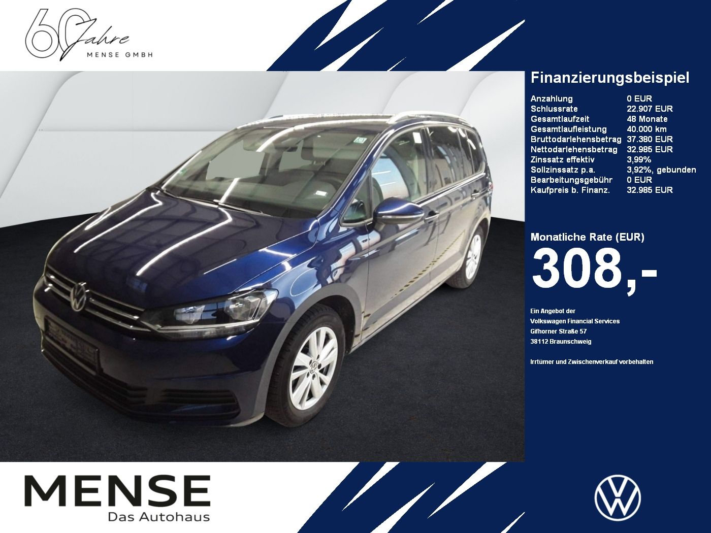 Volkswagen Touran 1.5 TSI DSG Comfortline |AHK|ACC|CarPlay