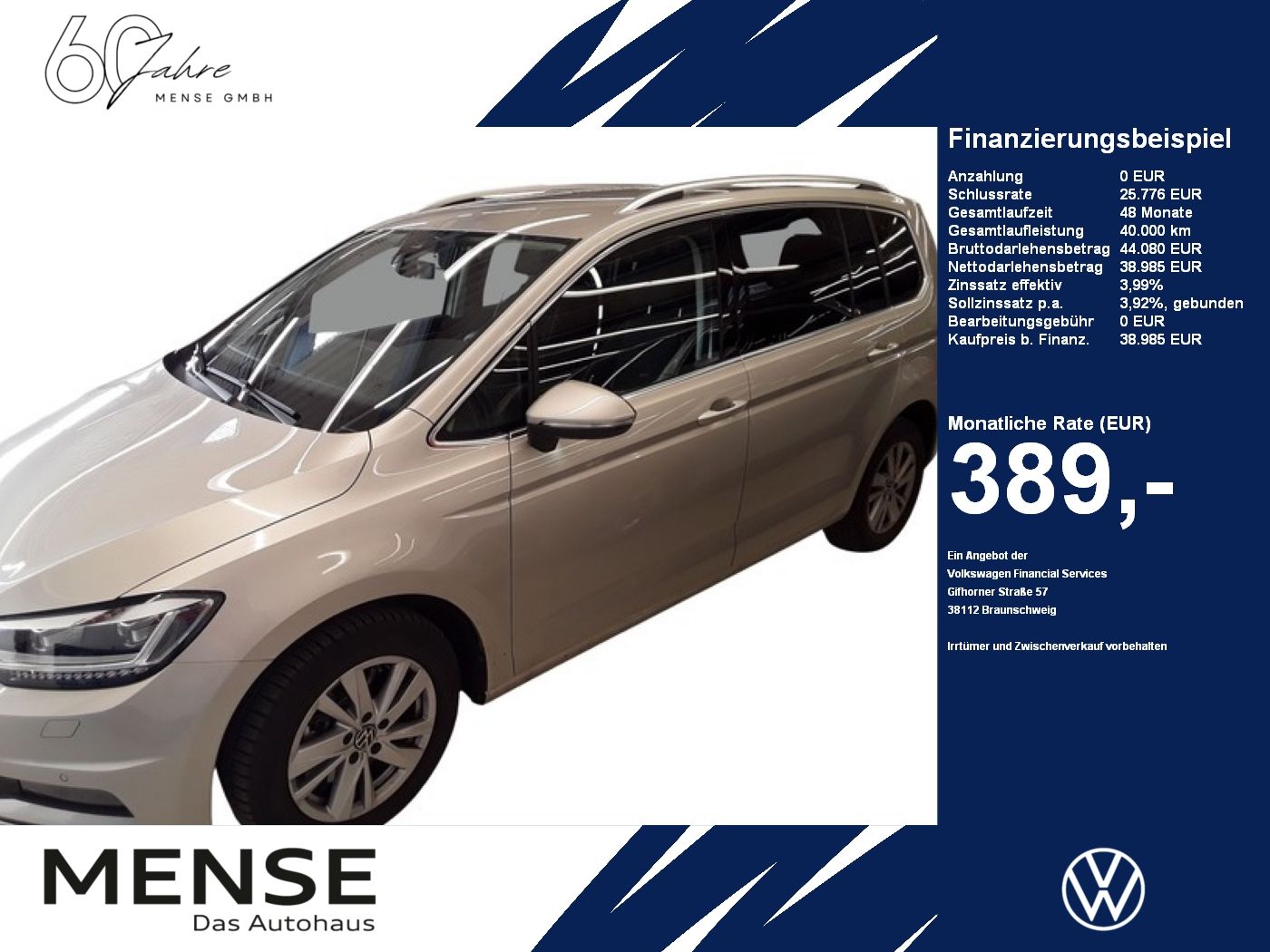 Volkswagen Touran 2.0 TDI DSG Highline |AHK|ACC|VirtualCP