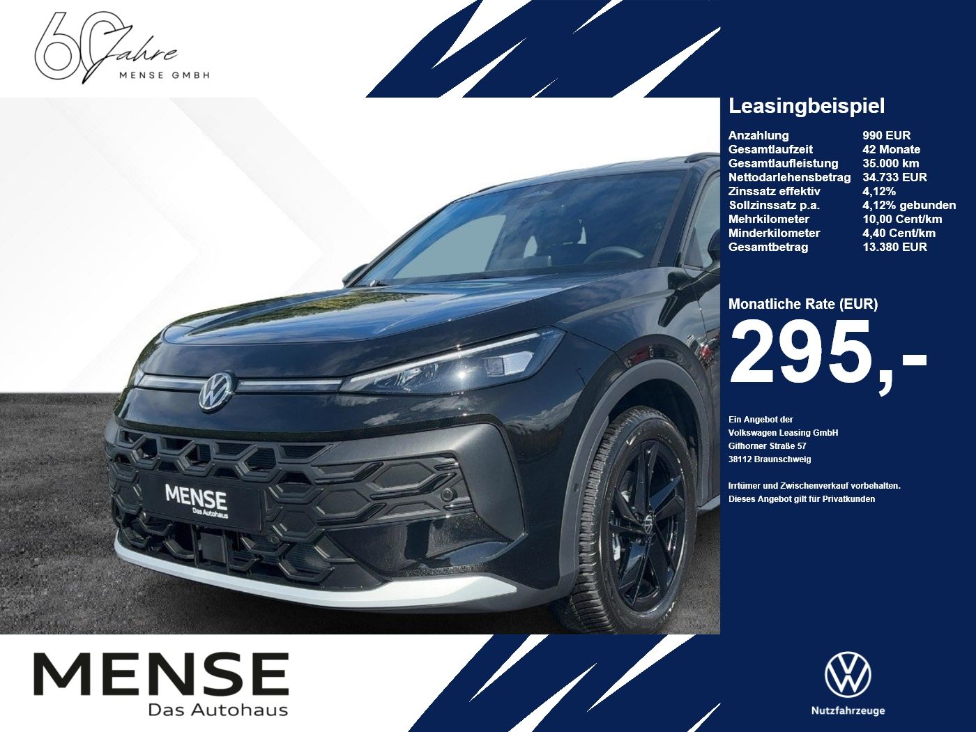 Fahrzeuge Nutzfahrzeuge/Camping autohaus mense Volkswagen T-Roc Style 1.5 l eTSI OPF DSG AHK GJR BlackStyl - mit KI generiert/bearbeitet