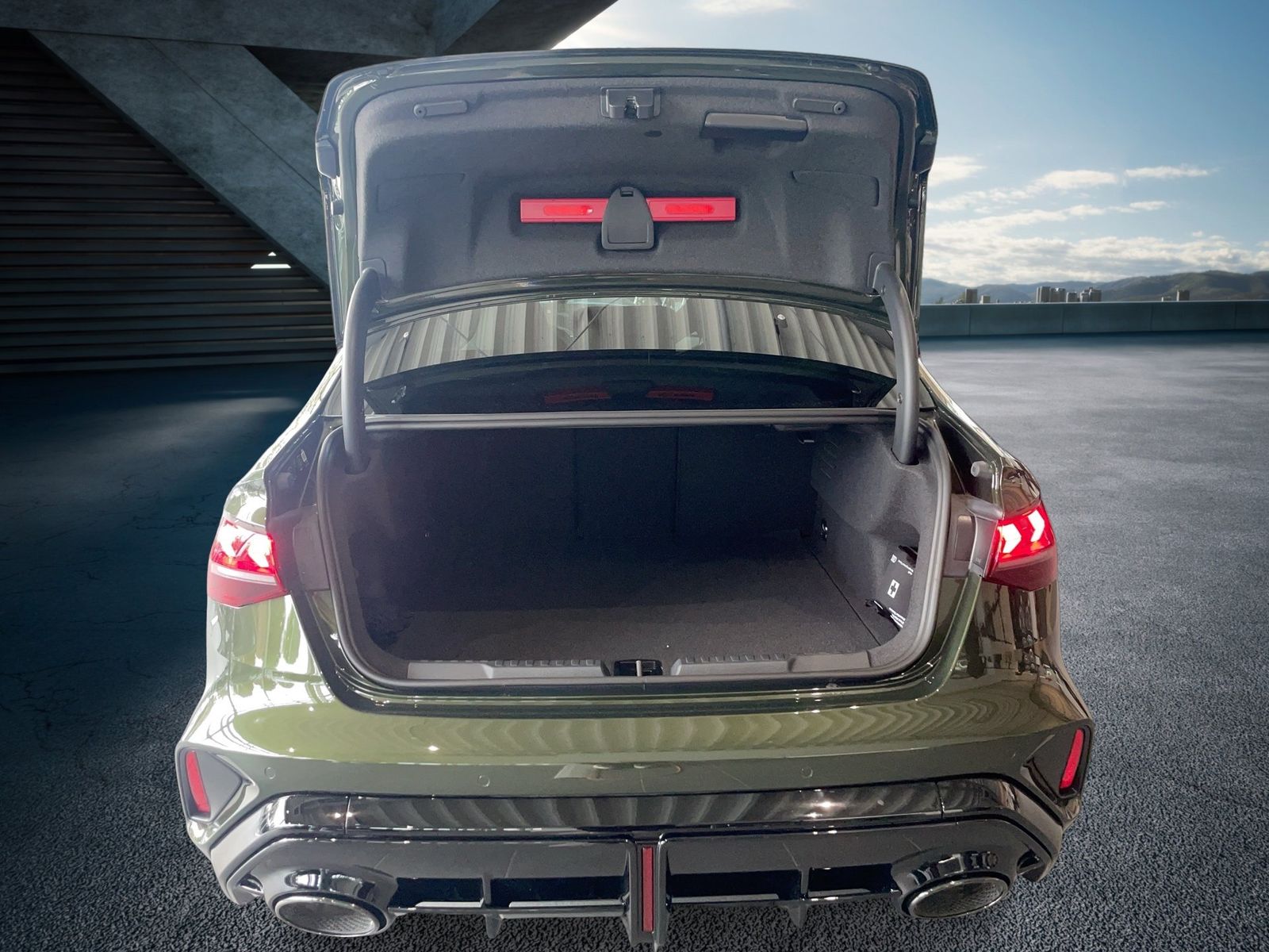 Fahrzeug autohaus mense Fahrzeugabbildung Audi RS 3 Limousine S tronic Designo Olive met.