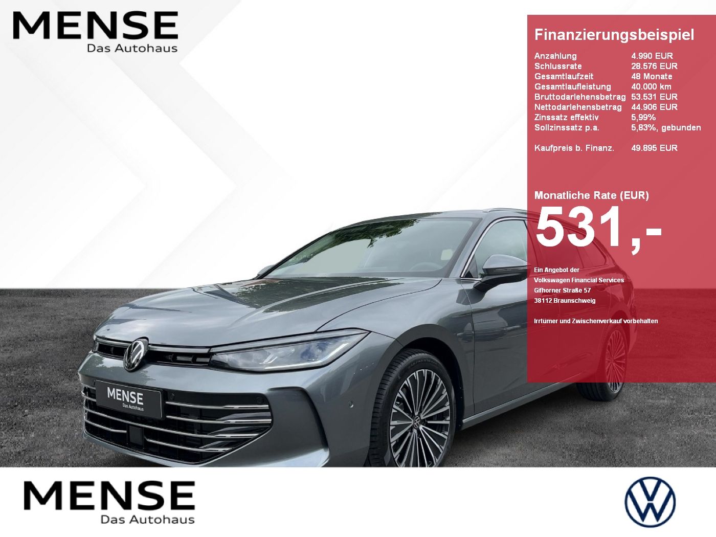 Volkswagen Passat TDI DSG Elegance AHK Navi HUD Pano 360°