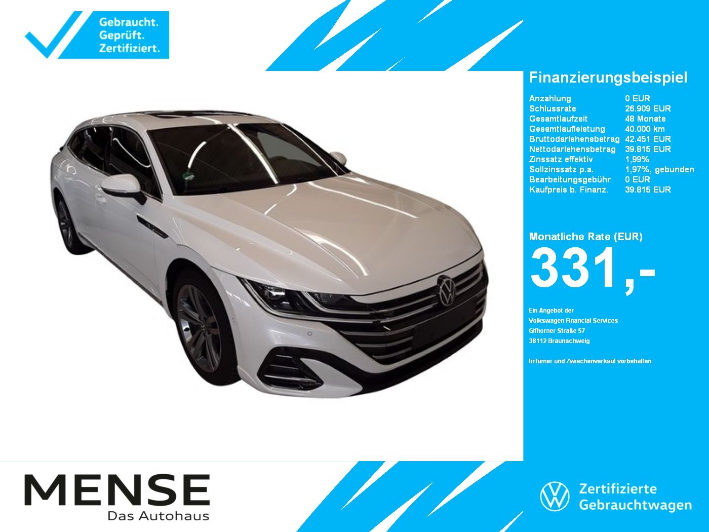 Volkswagen Arteon Shootingbrake 2.0TDI DSR 4-Motion R-Line