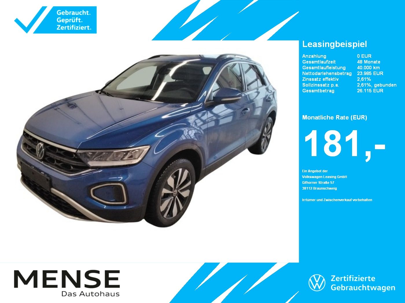 Volkswagen T-Roc 1.0 TSI Move |FLA|ACC|VirtualCP|CarPlay|LM