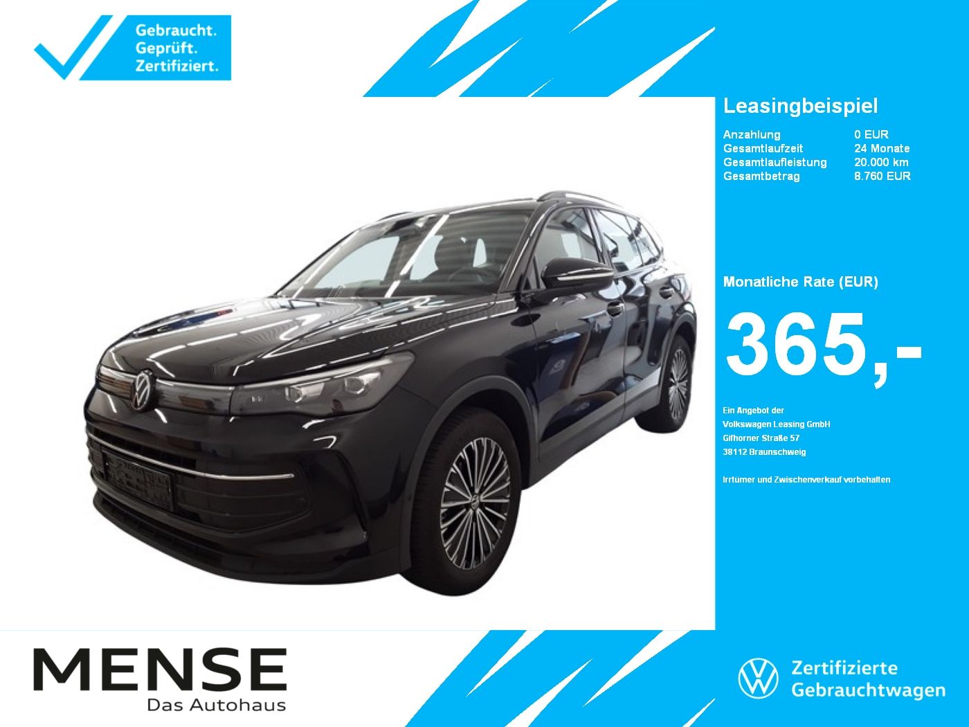 Volkswagen Tiguan 1.5 eTSI DSG Life |AHK|VirtualCP|FLA|ACC