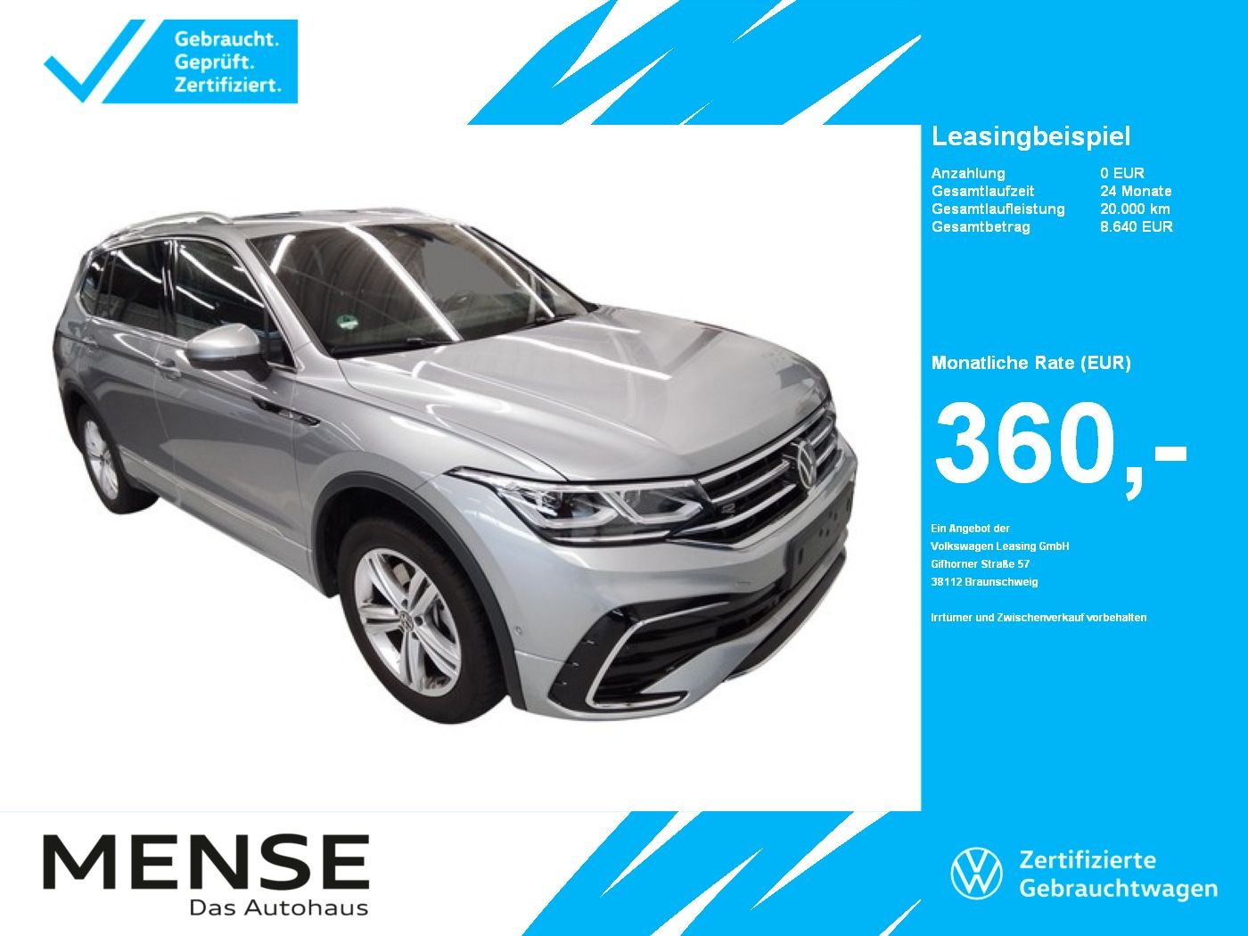 Volkswagen Tiguan Allspace 2.0TSI DSG 4-Motion R-Line |AHK