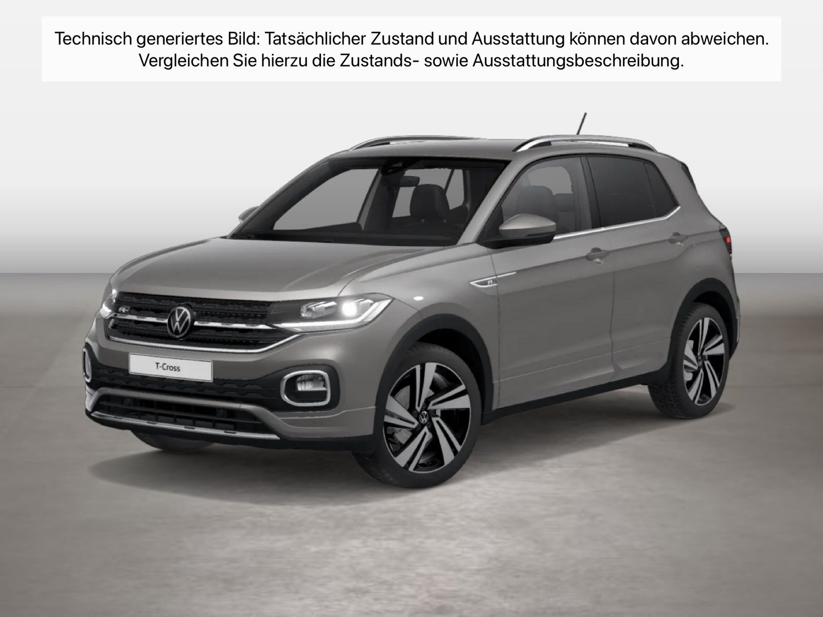 Fahrzeugabbildung Volkswagen T-Cross Style 1.5TSI 110KW/150PS DSG Fahrschulwa - mit KI generiert/bearbeitet