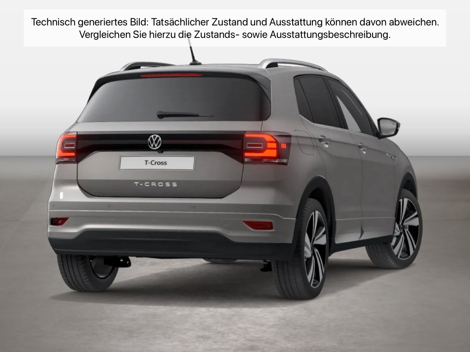 Fahrzeugabbildung Volkswagen T-Cross Style 1.5TSI 110KW/150PS DSG Fahrschulwa - mit KI generiert/bearbeitet