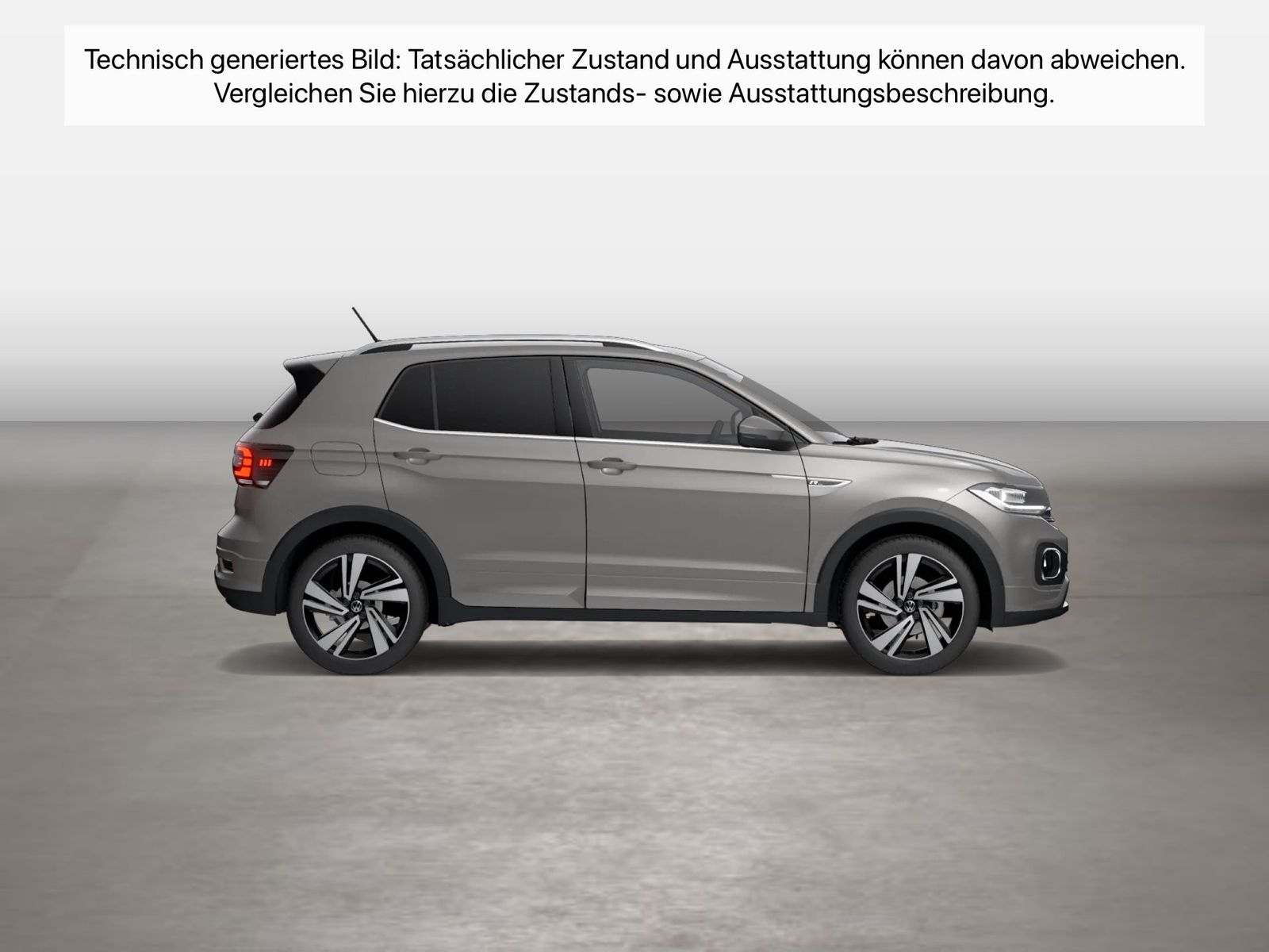 Fahrzeugabbildung Volkswagen T-Cross Style 1.5TSI 110KW/150PS DSG Fahrschulwa - mit KI generiert/bearbeitet