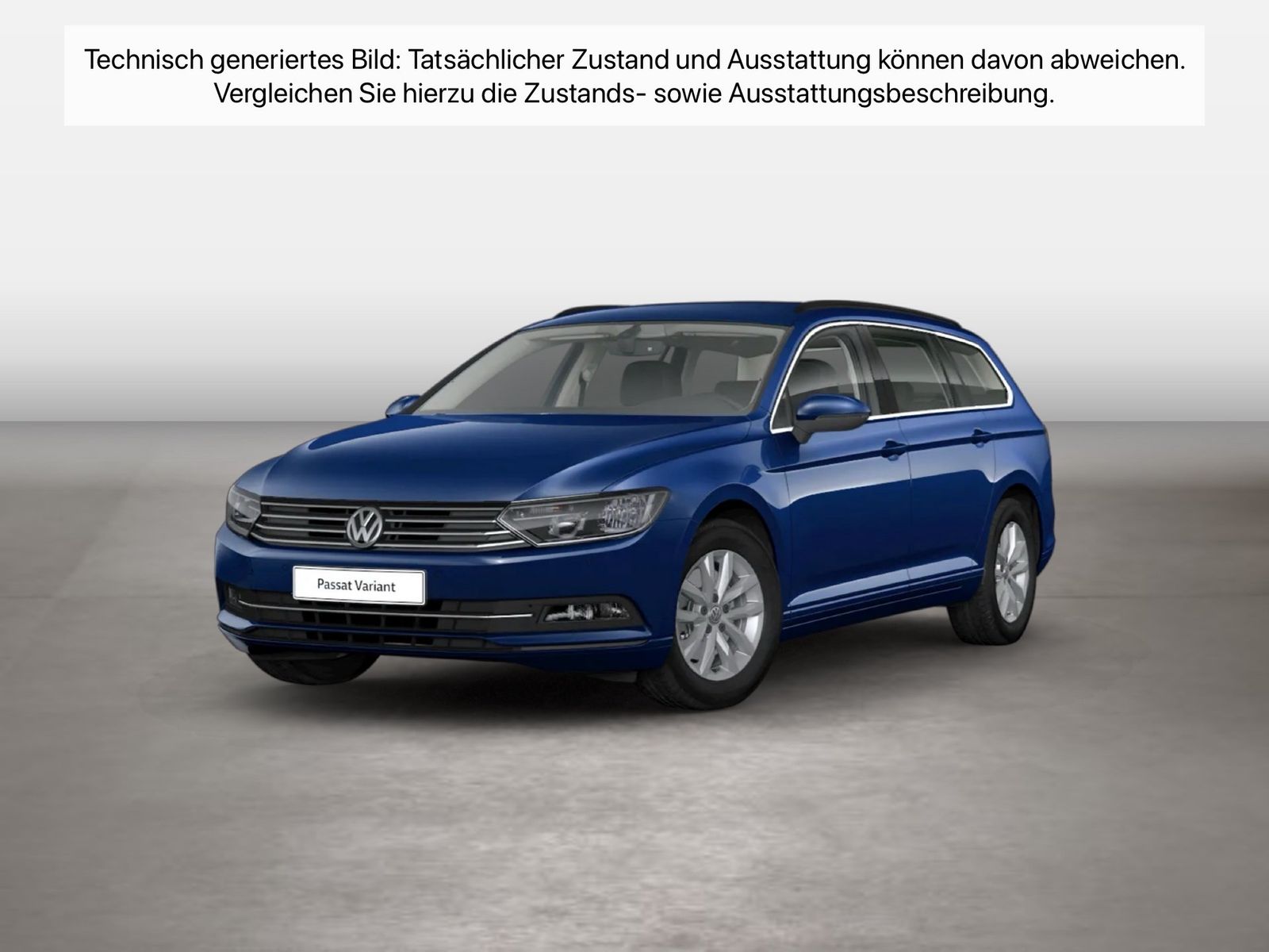 Fahrzeug autohaus mense Fahrzeugabbildung Volkswagen Passat Variant 1.4 TSI Comfortline ACC Navi PDC - mit KI generiert/bearbeitet