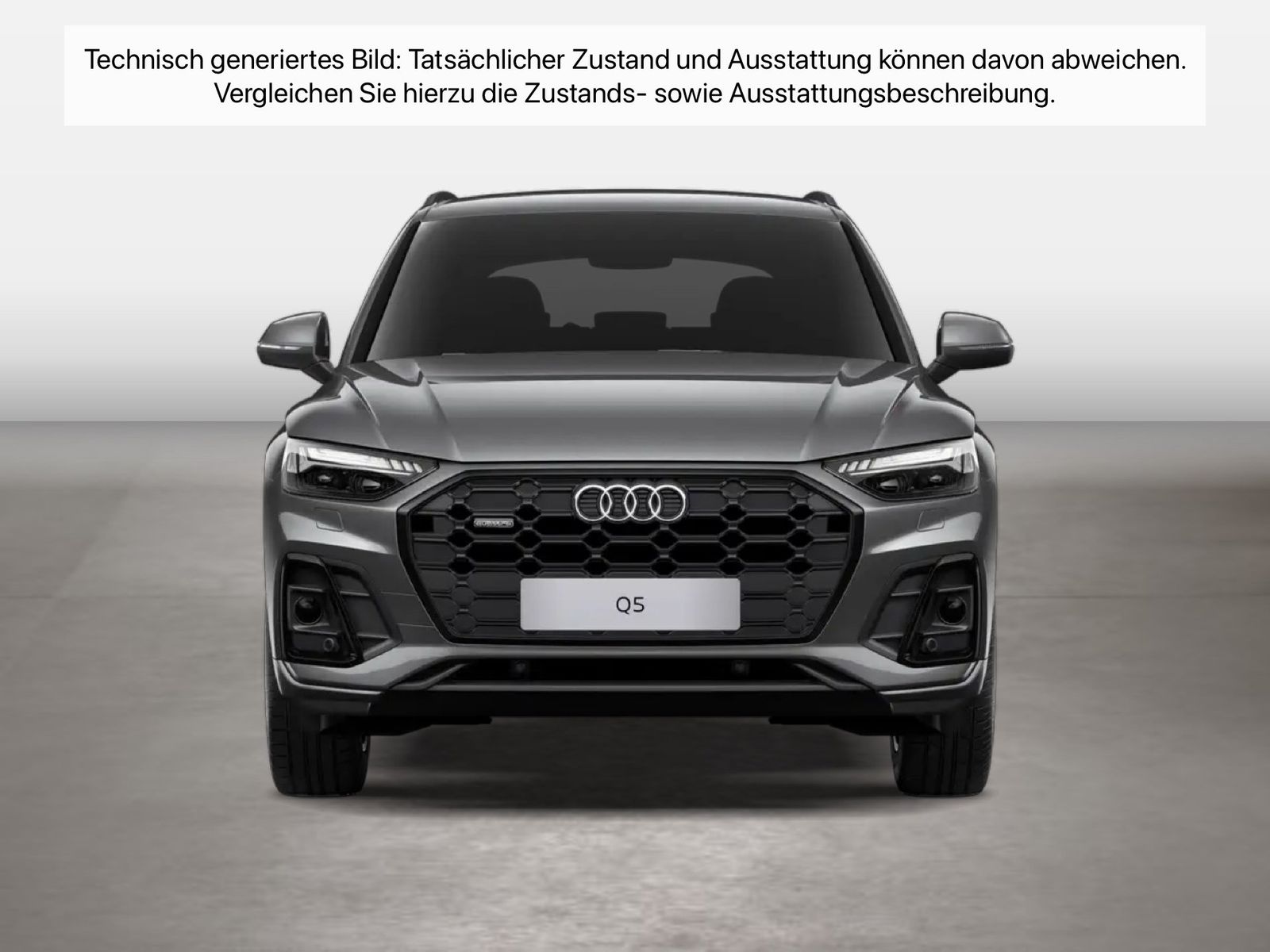 Fahrzeug autohaus mense Fahrzeugabbildung Audi Q5 40 TDI quattro S tronic S line Matrix CarPlay - mit KI generiert/bearbeitet