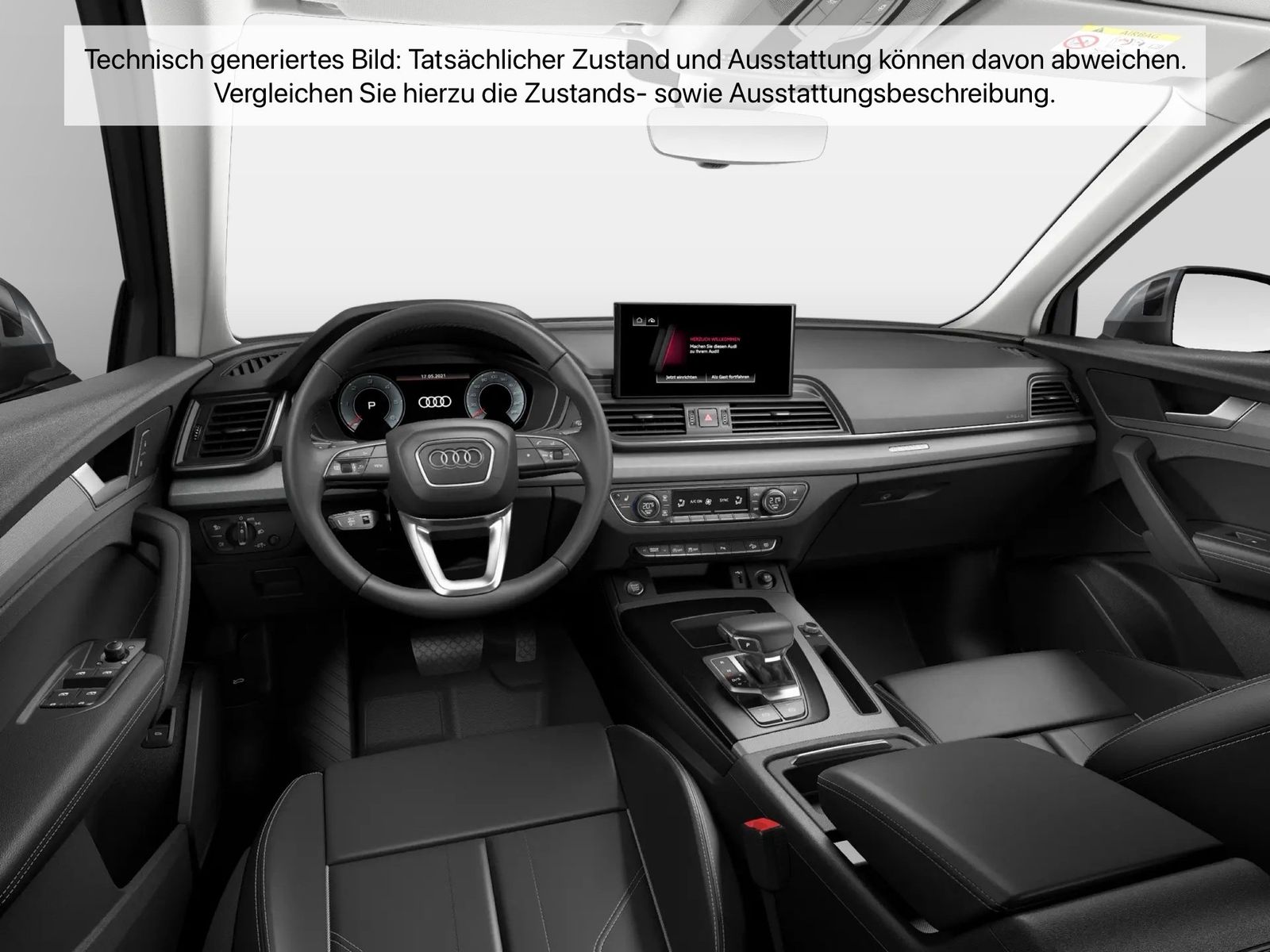 Fahrzeug autohaus mense Fahrzeugabbildung Audi Q5 40 TDI quattro S tronic S line Matrix CarPlay - mit KI generiert/bearbeitet