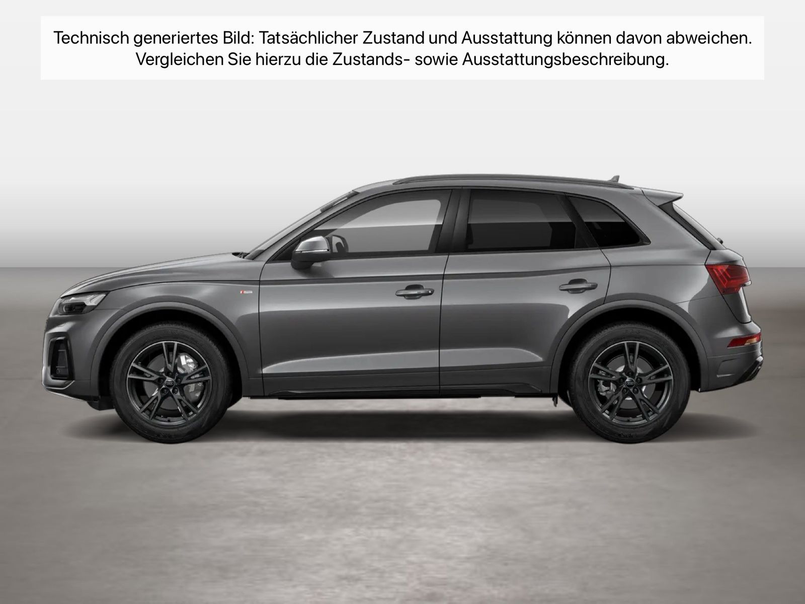Fahrzeug autohaus mense Fahrzeugabbildung Audi Q5 40 TDI quattro S tronic S line Matrix CarPlay - mit KI generiert/bearbeitet