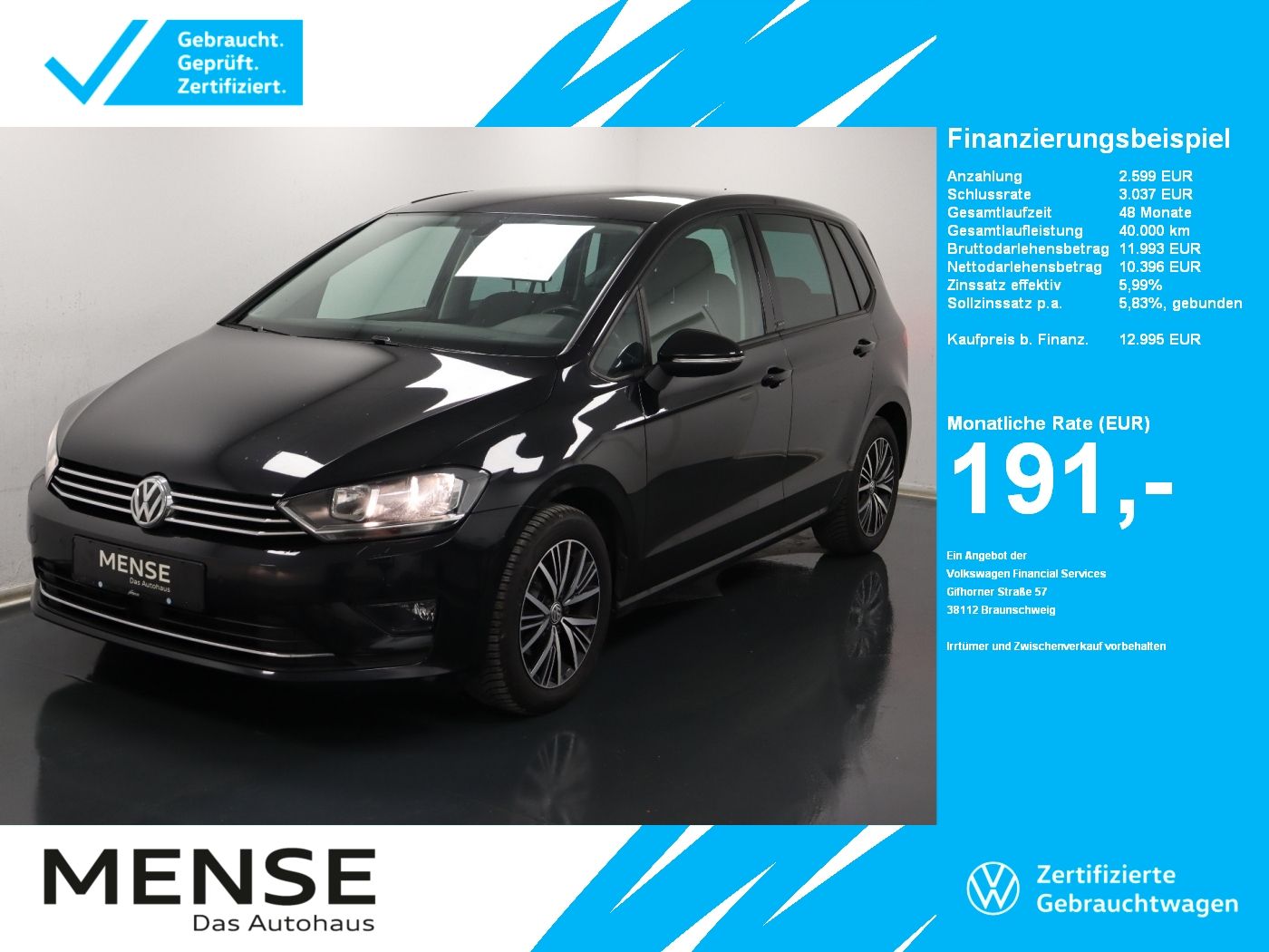 Volkswagen Golf Sportsvan 1.2 TSI DSG Comfortline Allstar N