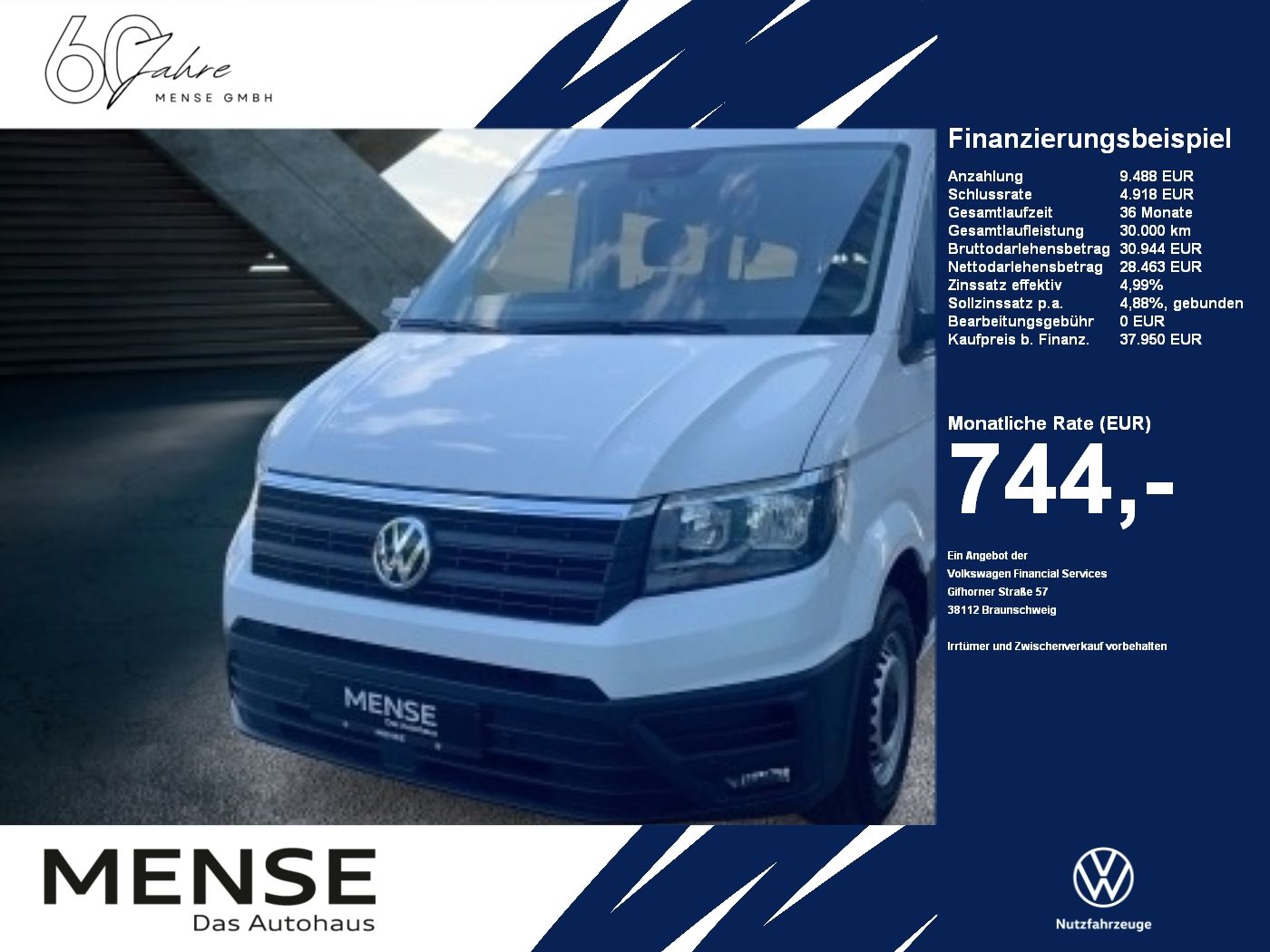 Volkswagen Crafter Kombi Rollstuhlrampe |STH|CarPlay