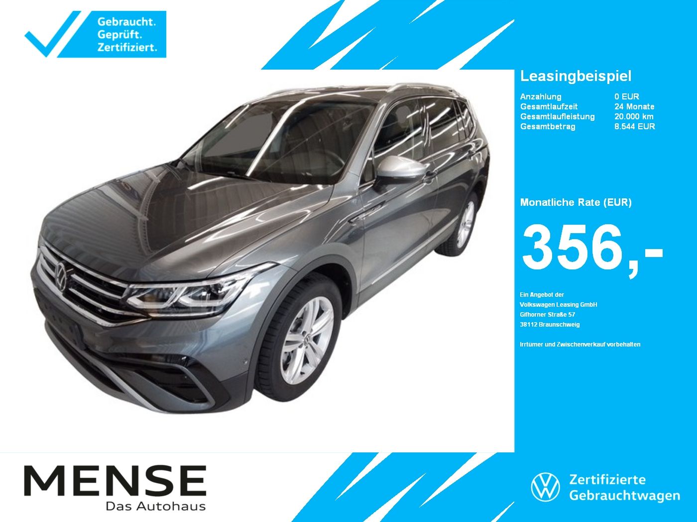 Volkswagen Tiguan Allspace 2.0TDI DSG 4-motion Elegance |LM