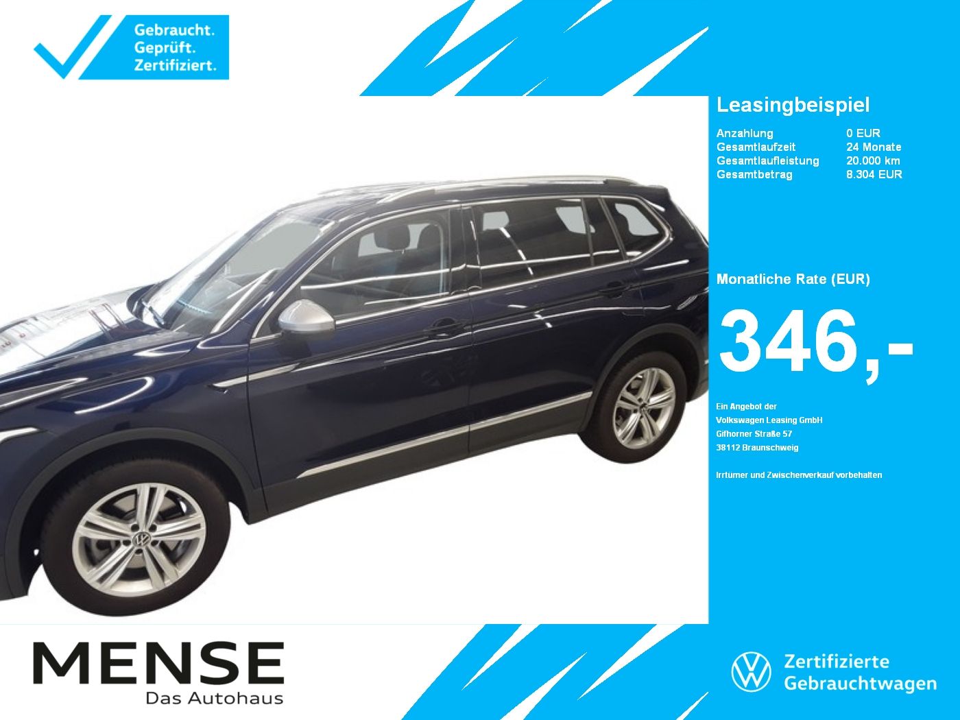 Volkswagen Tiguan Allspace 2.0TDI DSG 4-motion Elegance |LM