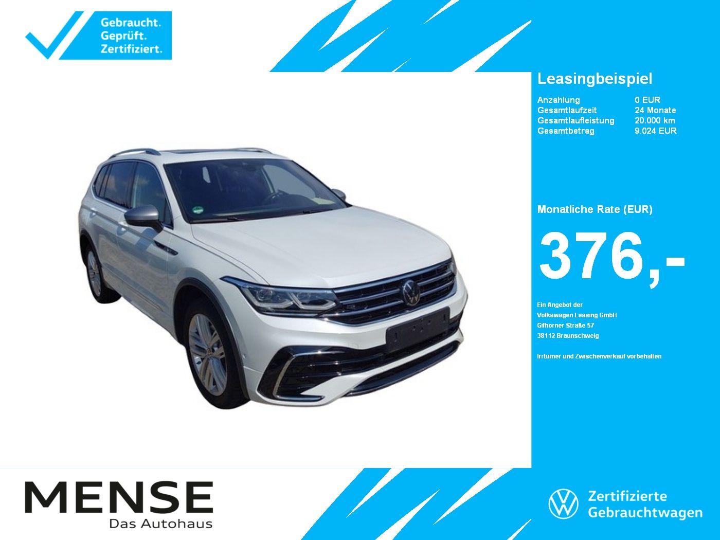 Volkswagen Tiguan Allspace 2.0TSI DSG 4-motion R-Line |AHK