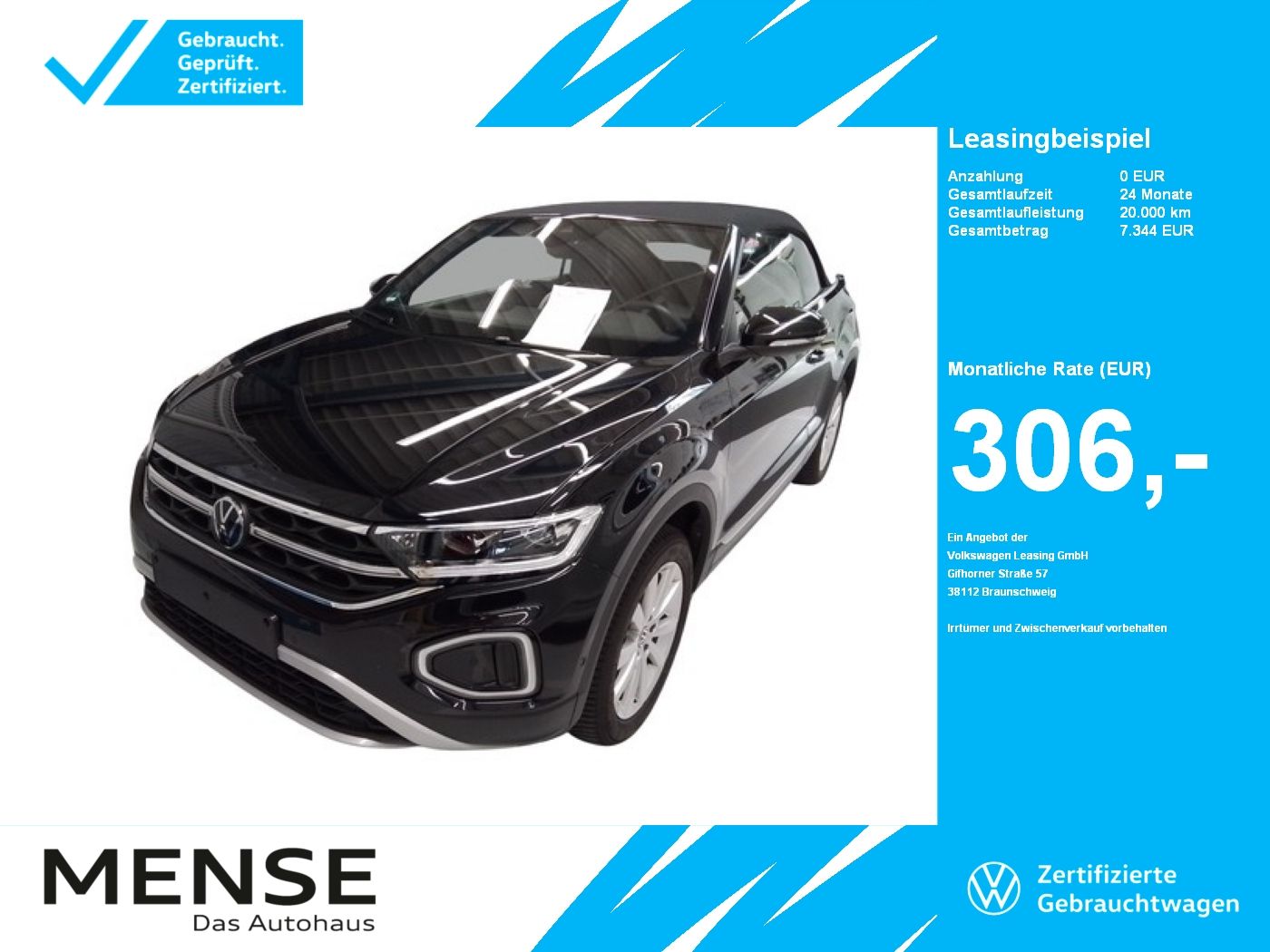 Volkswagen T-Roc Cabriolet 1.5 TSI DSG Style IQ.Light|Beats