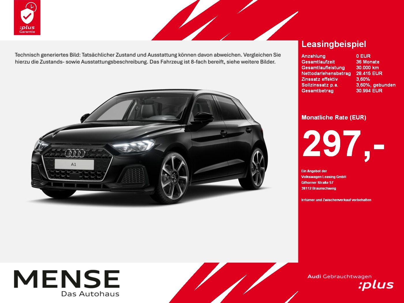 Audi A1 Sportback 35 TFSI S tronic advanced CarPlay