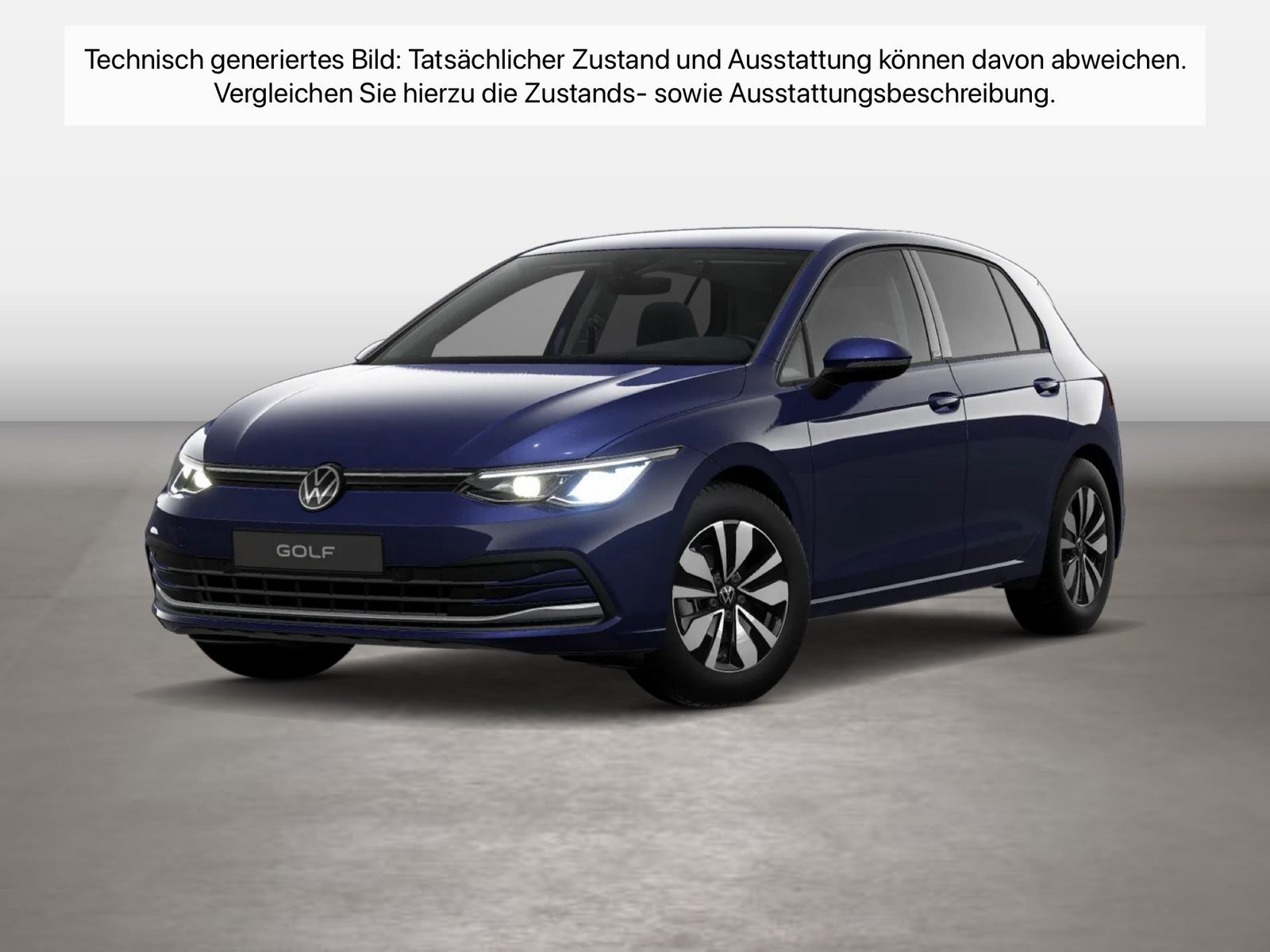 Fahrzeugabbildung Volkswagen Golf VIII 2.0 TDI Move CarPlay LED Navi VirtualC - mit KI generiert/bearbeitet