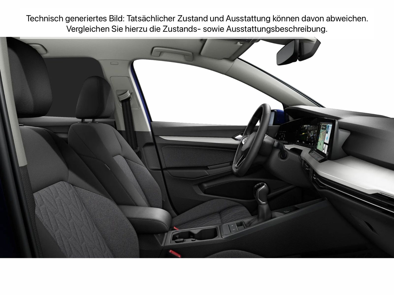 Fahrzeugabbildung Volkswagen Golf VIII 2.0 TDI Move CarPlay LED Navi VirtualC - mit KI generiert/bearbeitet