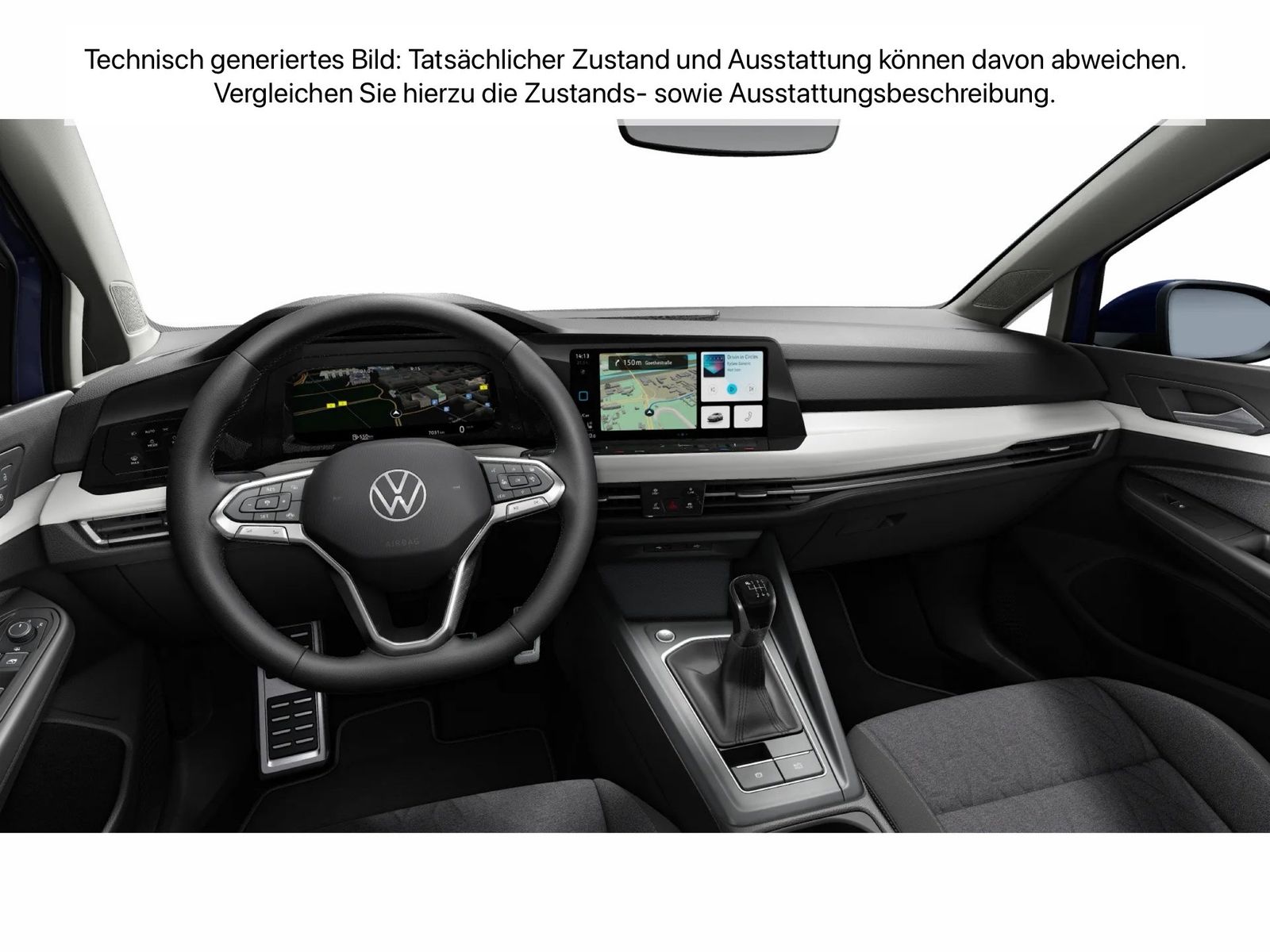 Fahrzeugabbildung Volkswagen Golf VIII 2.0 TDI Move CarPlay LED Navi VirtualC - mit KI generiert/bearbeitet