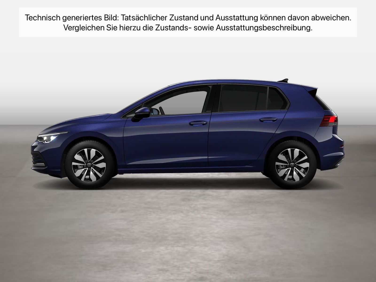 Fahrzeugabbildung Volkswagen Golf VIII 2.0 TDI Move CarPlay LED Navi VirtualC - mit KI generiert/bearbeitet