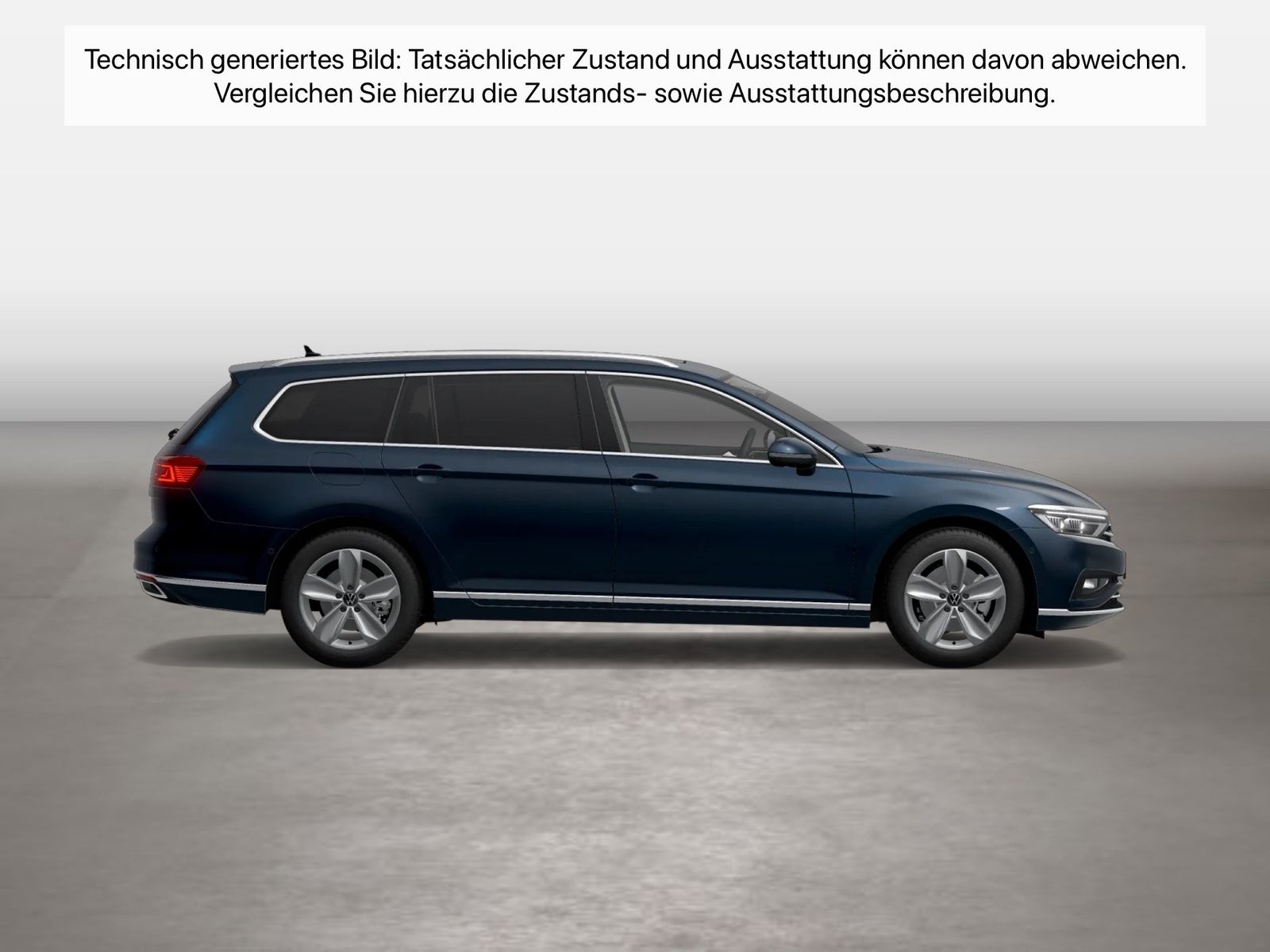 Fahrzeugabbildung Volkswagen Passat Variant 2.0TDI DSG Elegance R-Line IQ.Lig - mit KI generiert/bearbeitet