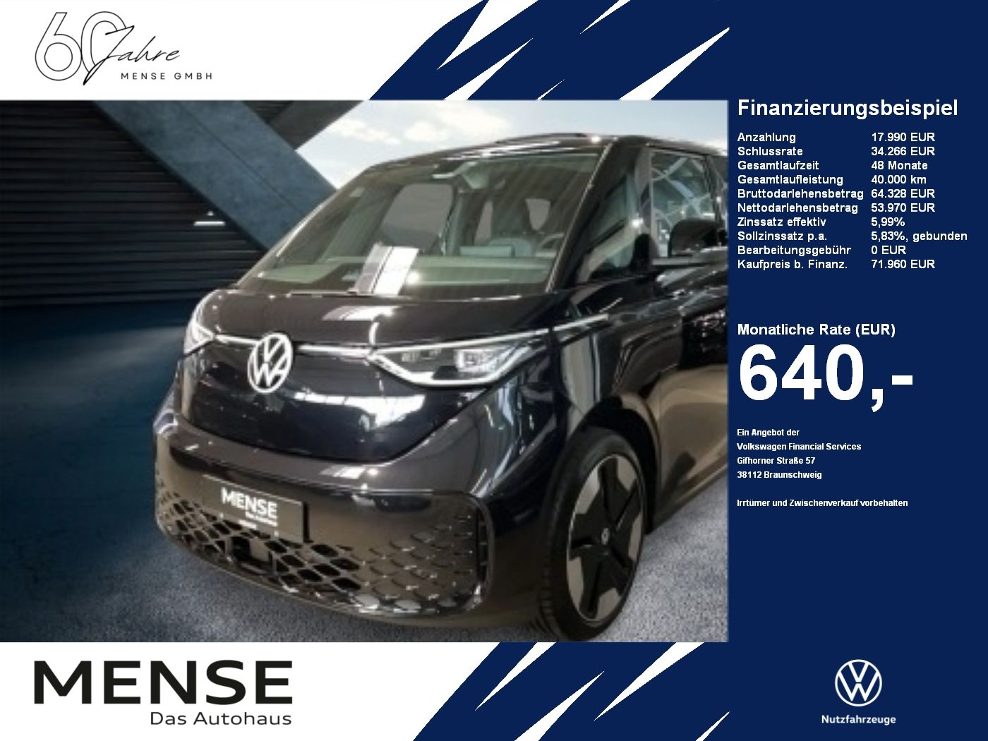 Volkswagen ID. Buzz Pro Motor: 86 kWh Getriebe: 1-Gang-Auto