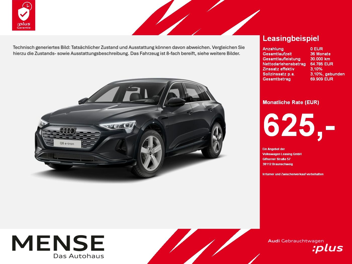 Audi Q8 e-tron 55 quattro advanced Matrix|AHK|HUD|LM