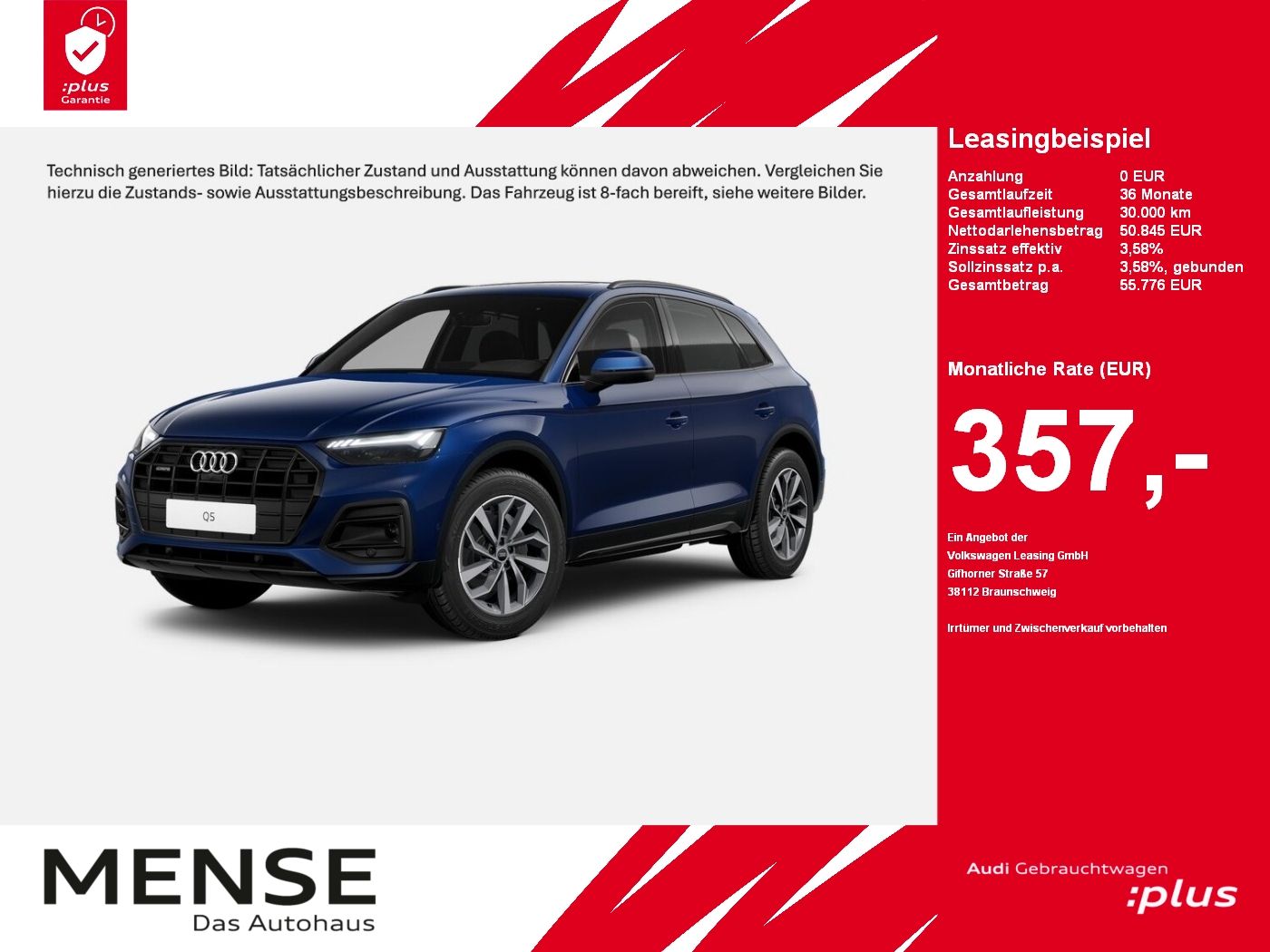 Audi Q5 45 TFSI quattro S tronic advanced Matrix|AHK